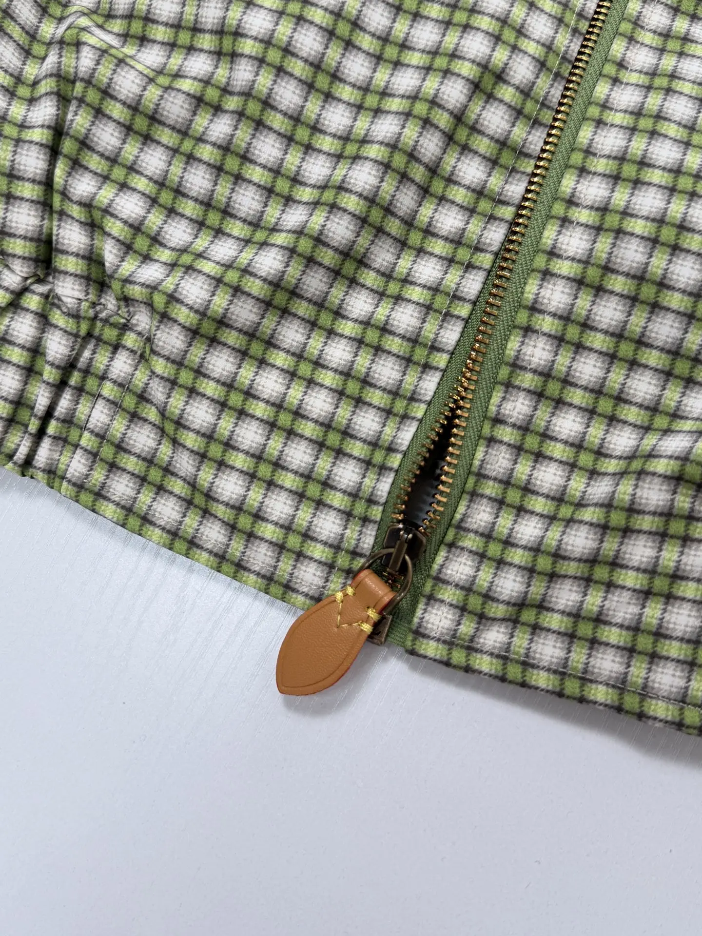 Checkered Gradient Harrington Jacket D30019950 — view 8