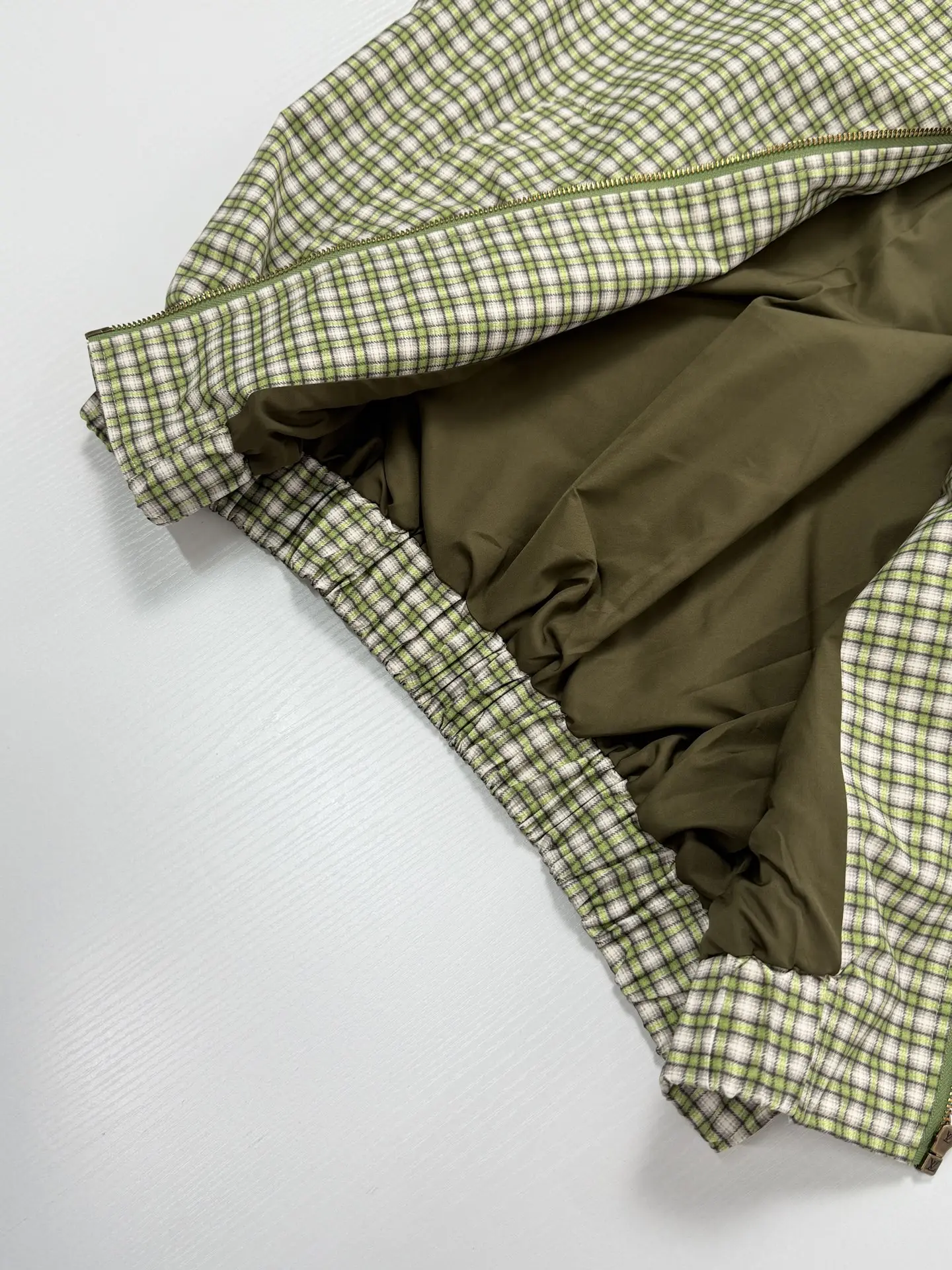 Checkered Gradient Harrington Jacket D30019950 — view 9
