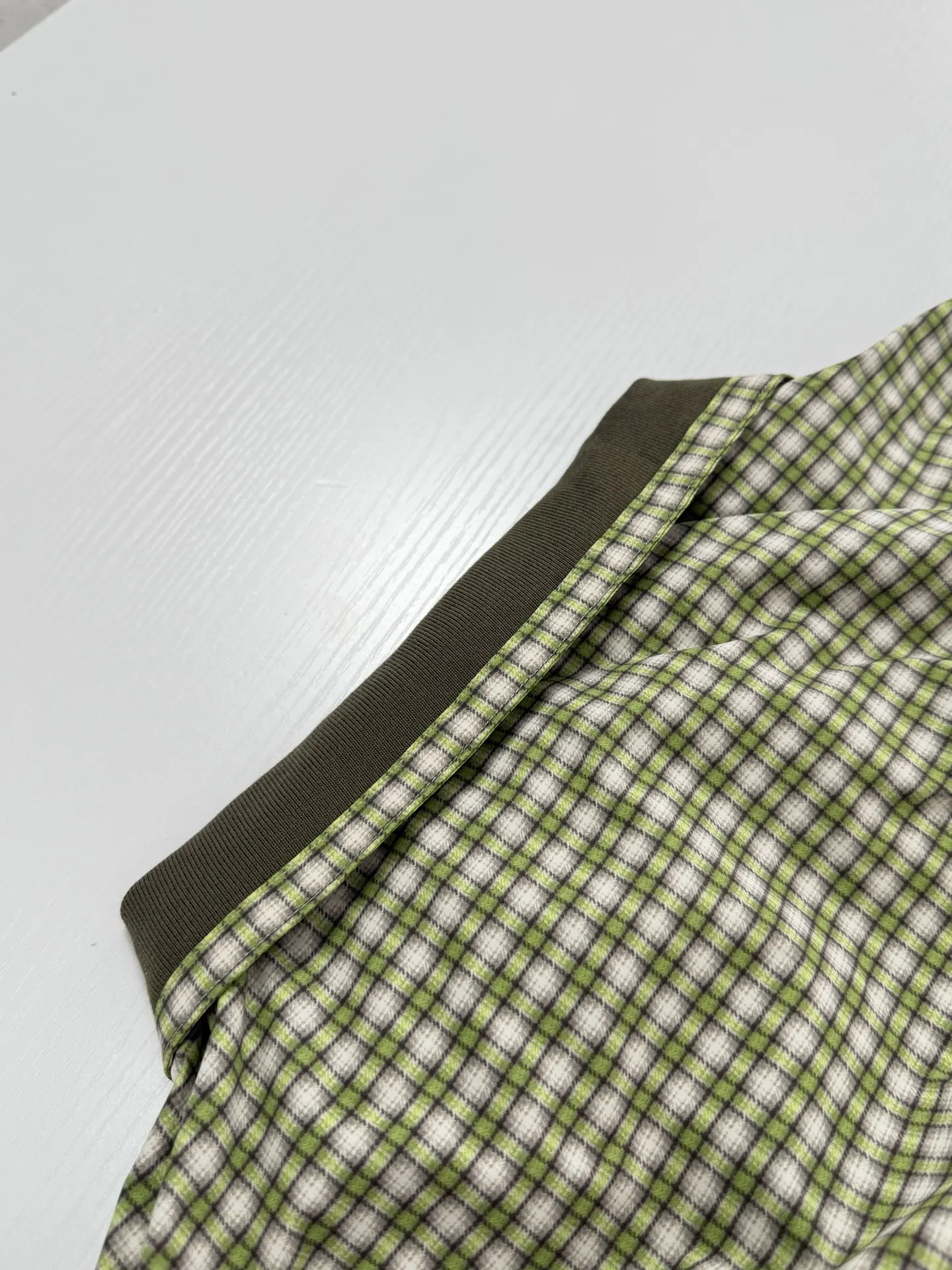 Checkered Gradient Harrington Jacket D30019950 — view 14