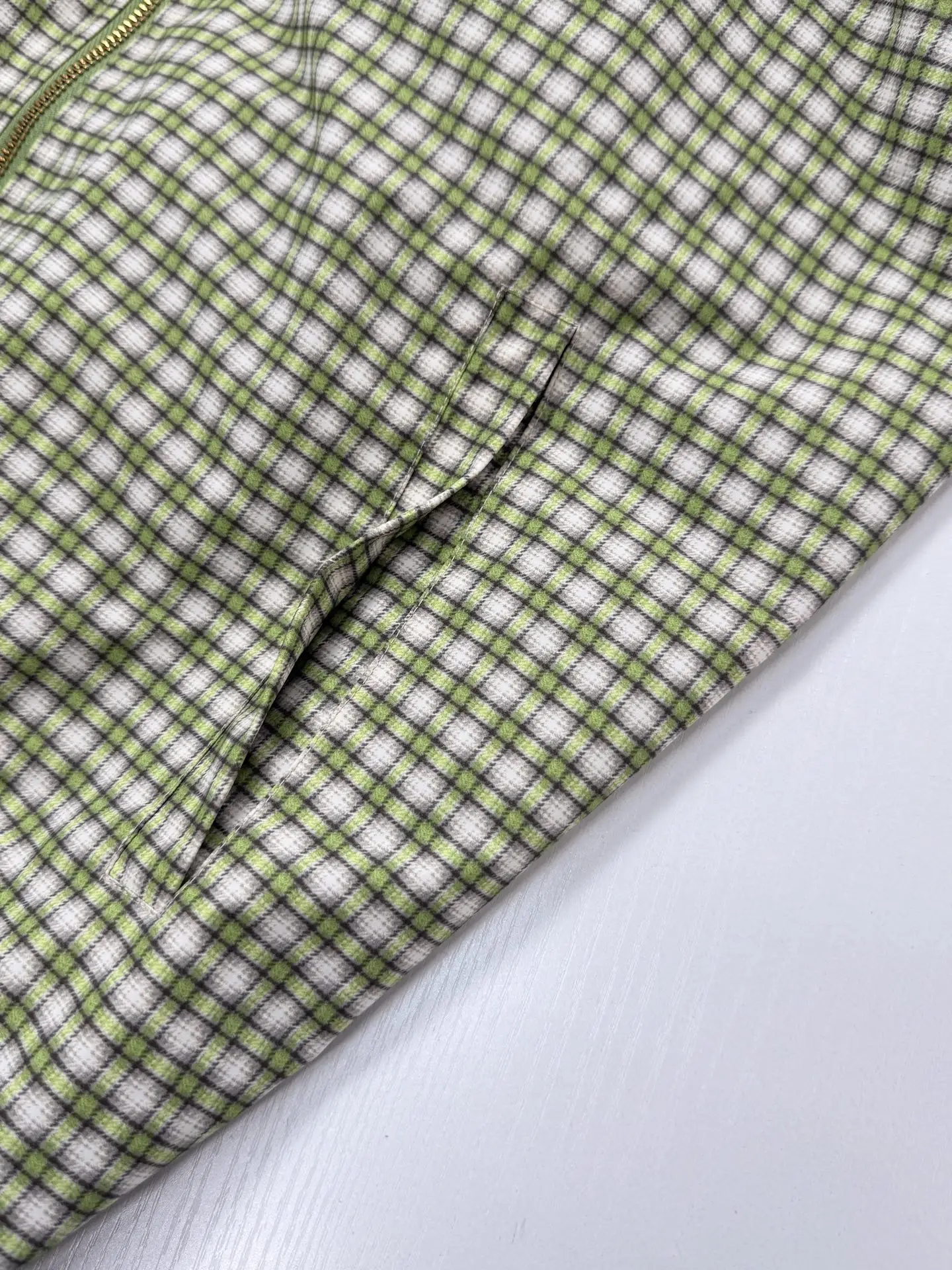 Checkered Gradient Harrington Jacket D30019950 — view 15