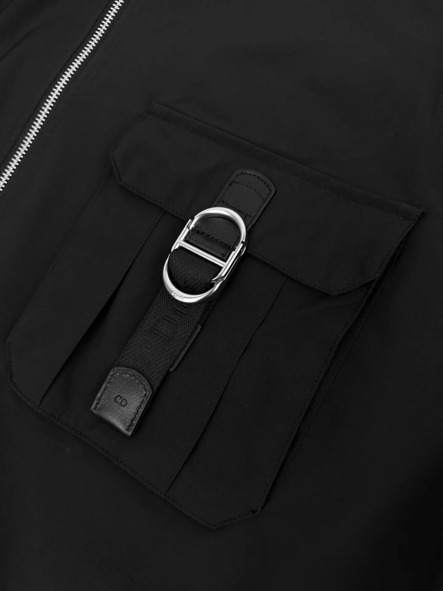 CD Buckle Zip-Up Overshirt D30023599 — view 4