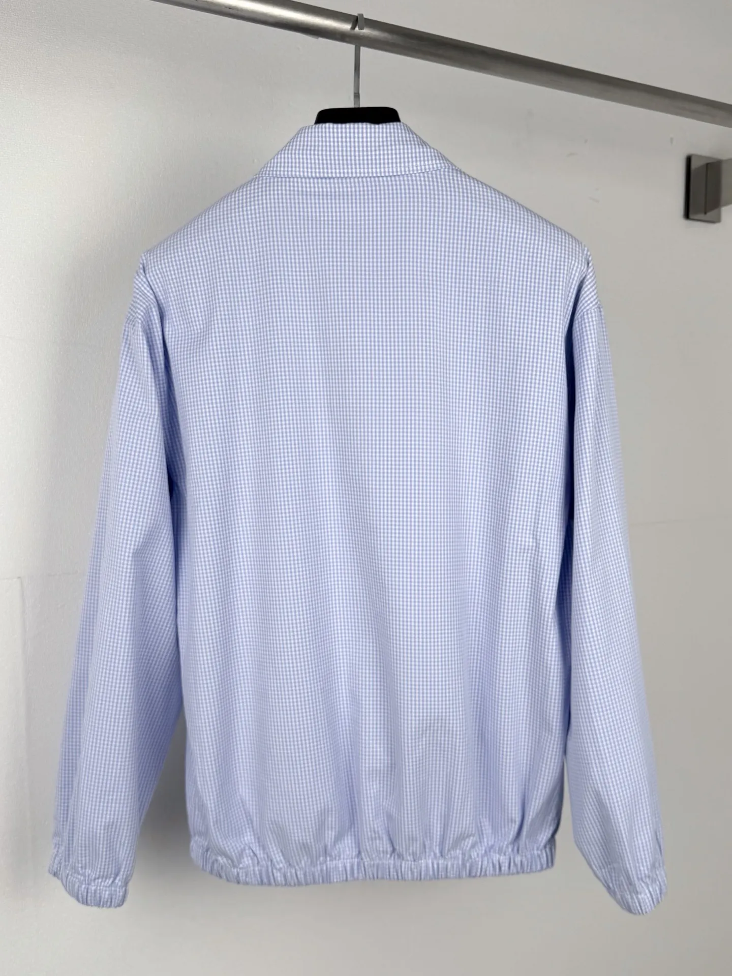 Gingham Check Harrington Jacket D30020007 — view 3