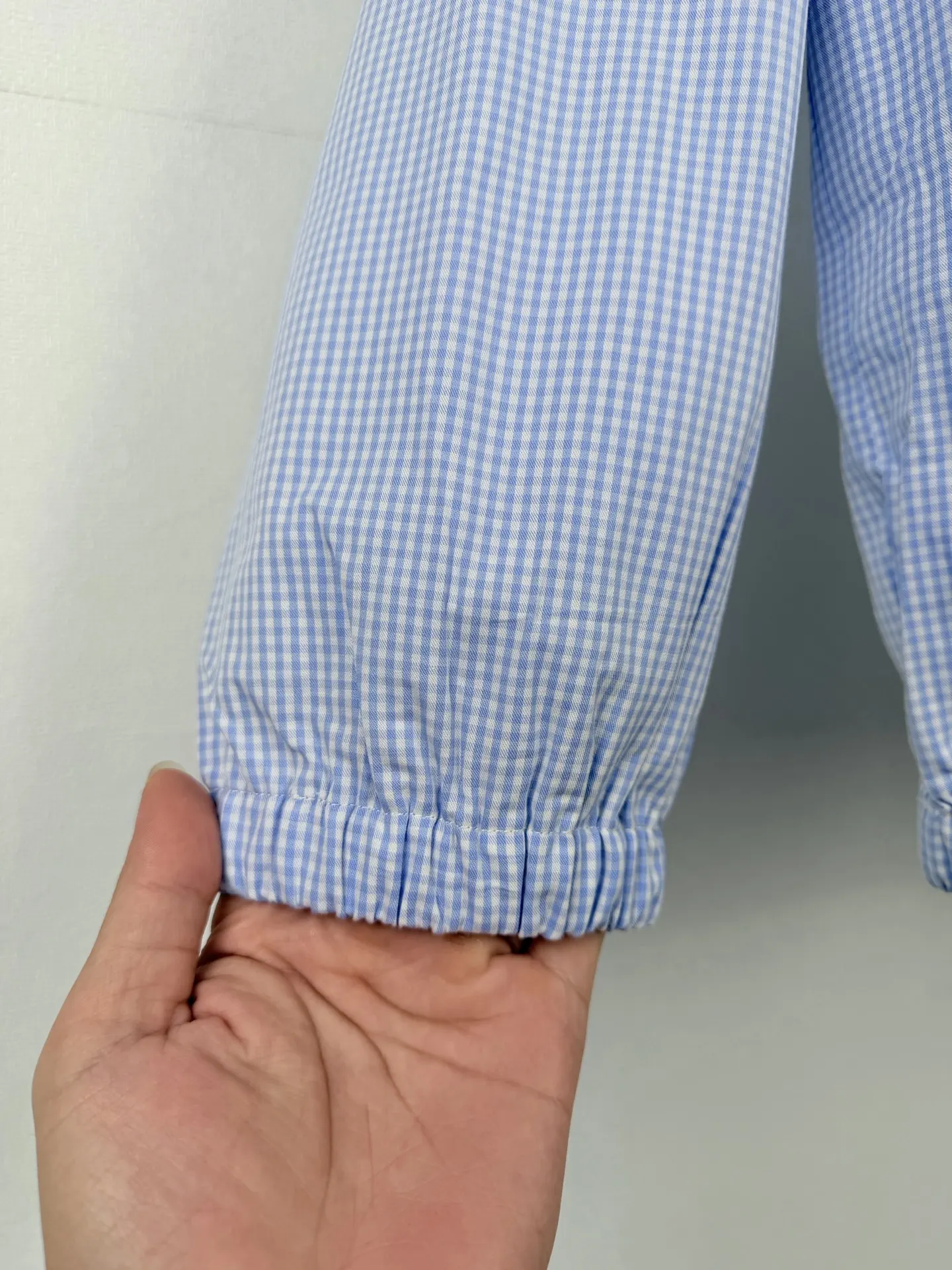 Gingham Check Harrington Jacket D30020007 — view 8