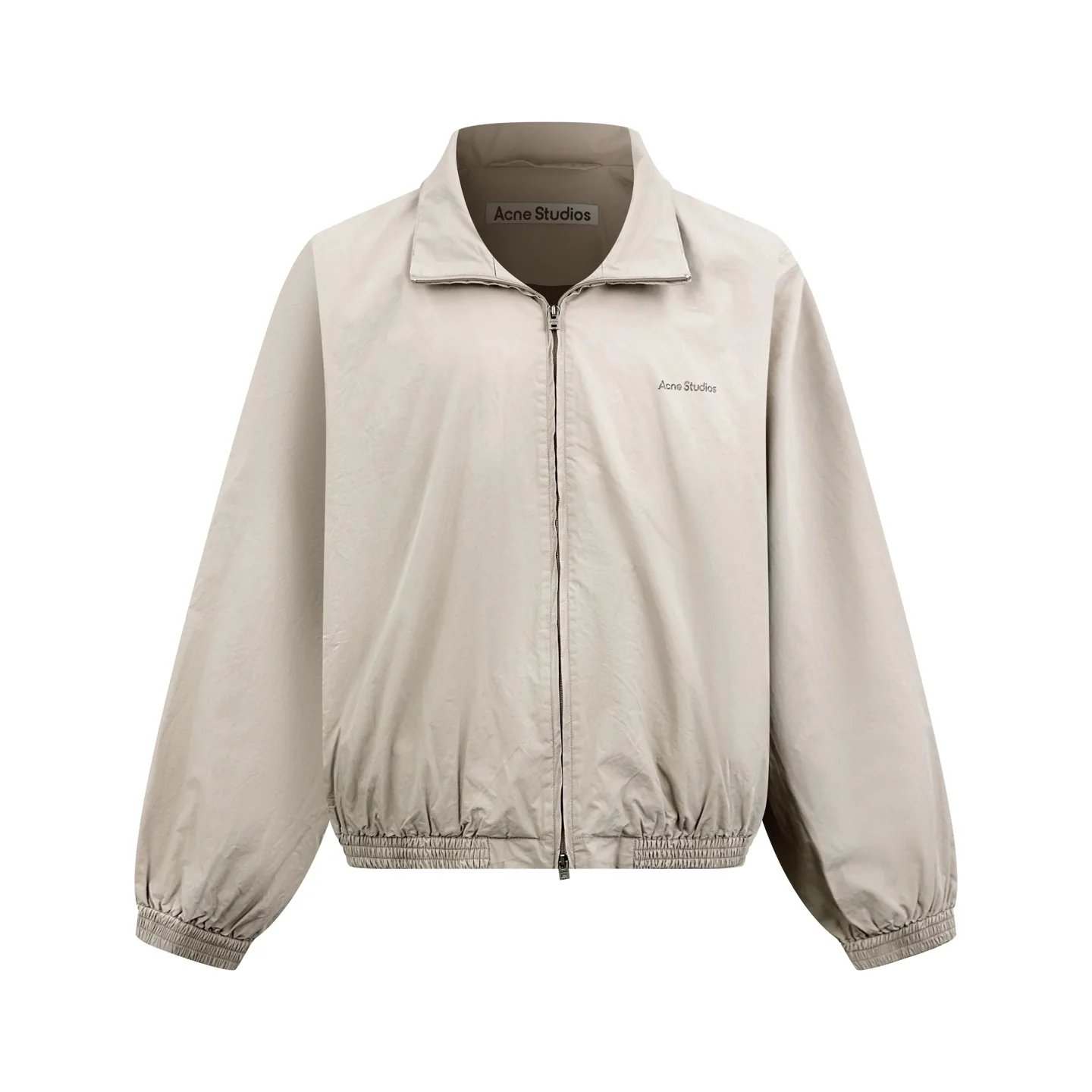 Logo-Print Zip-Up Coach Jacket D30521932