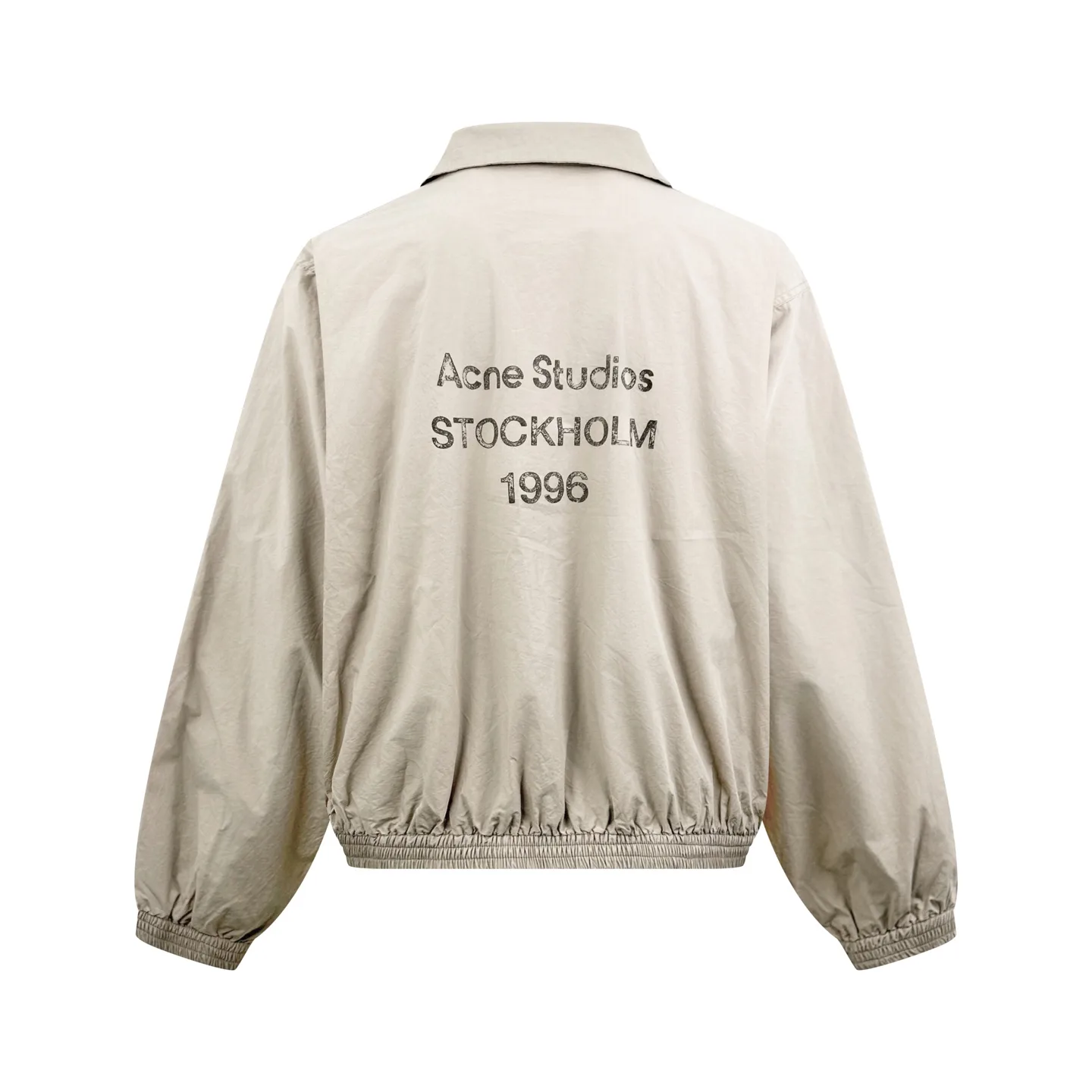 Logo-Print Zip-Up Coach Jacket D30521932 — view 2