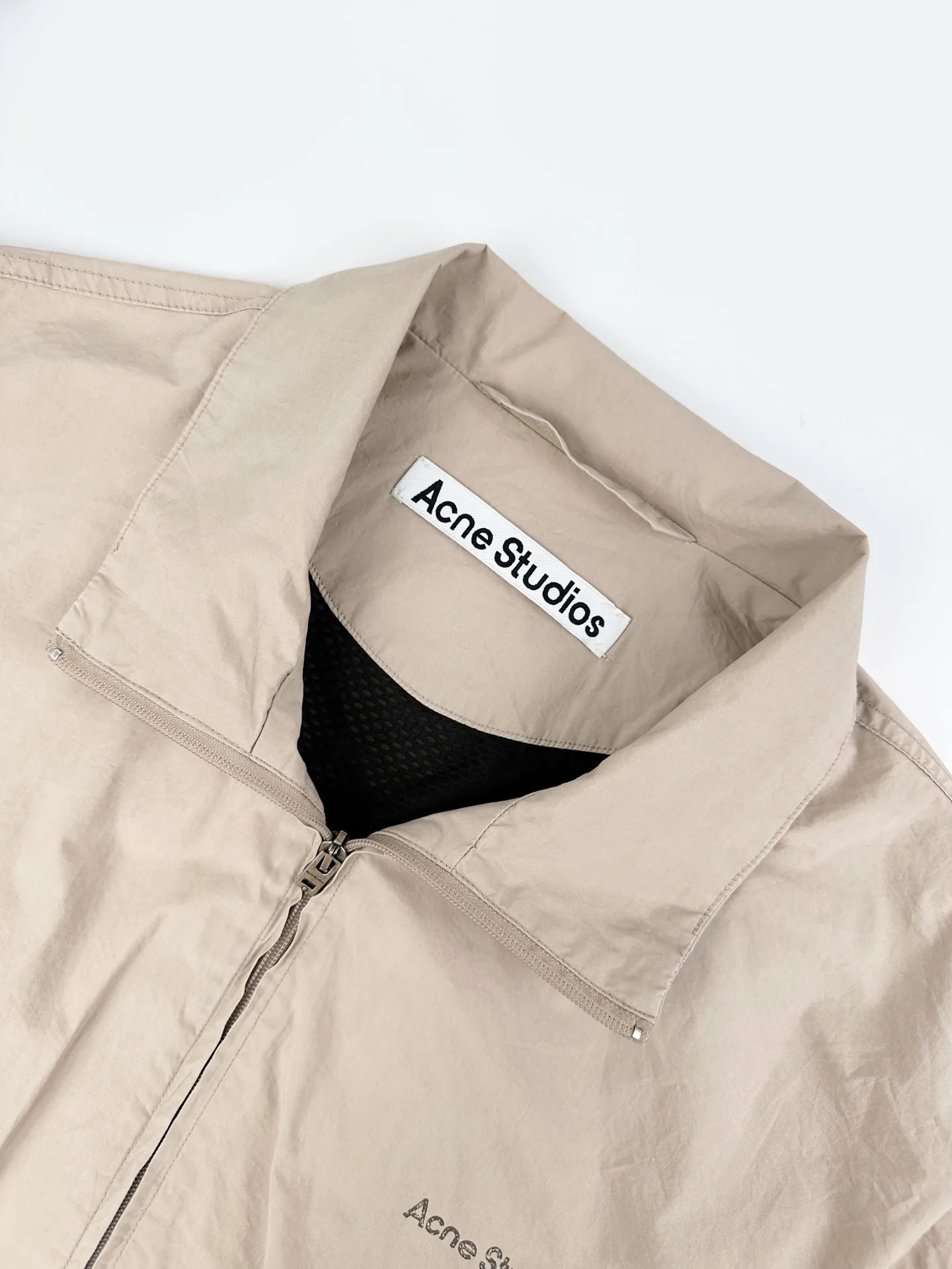 Logo-Print Zip-Up Coach Jacket D30521932 — view 3