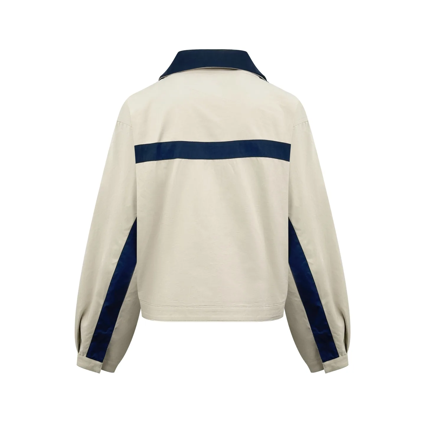 Logo-Embroidered Color-Block Poplin Jacket D30521413 — view 2
