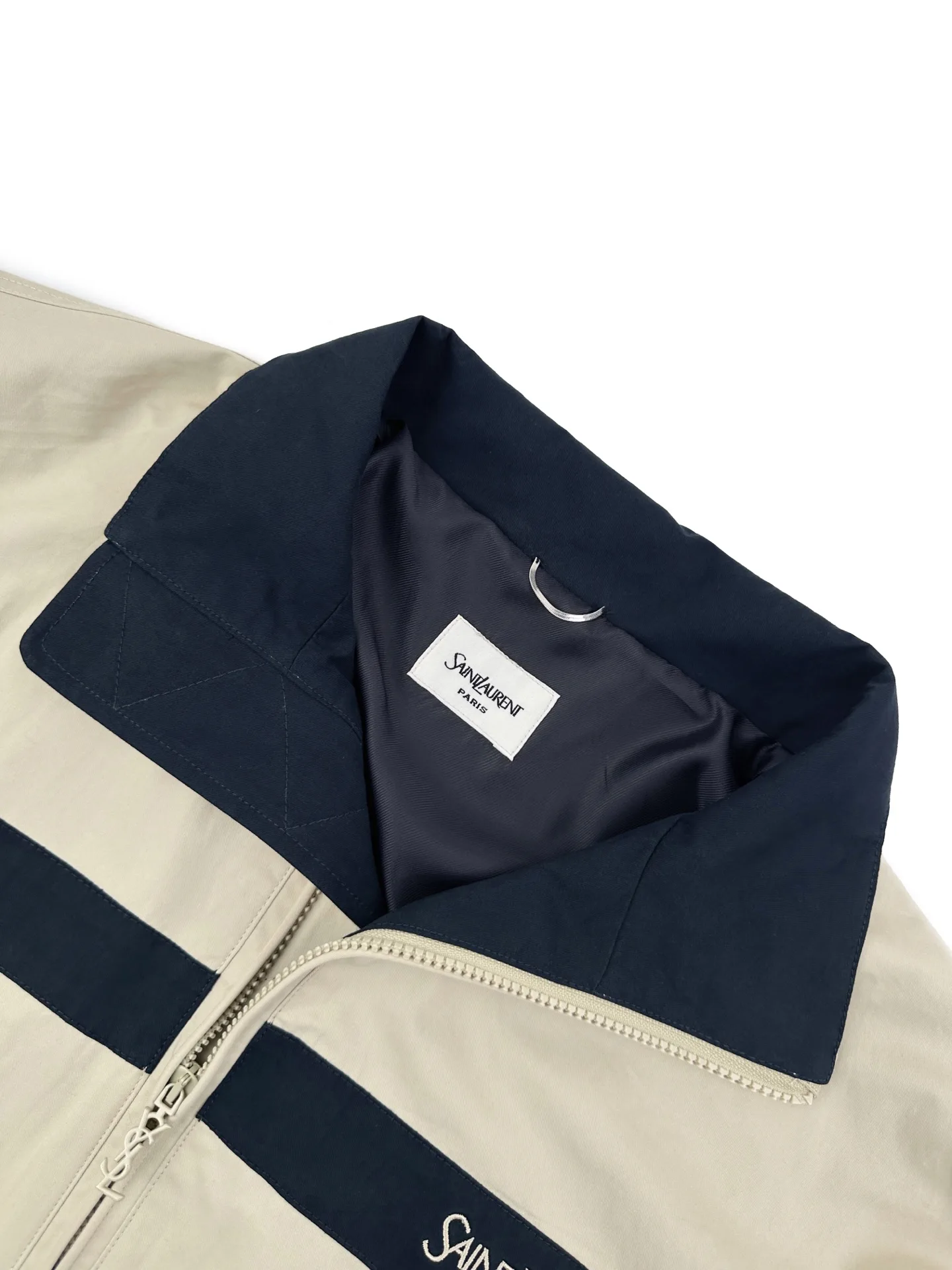 Logo-Embroidered Color-Block Poplin Jacket D30521413 — view 3
