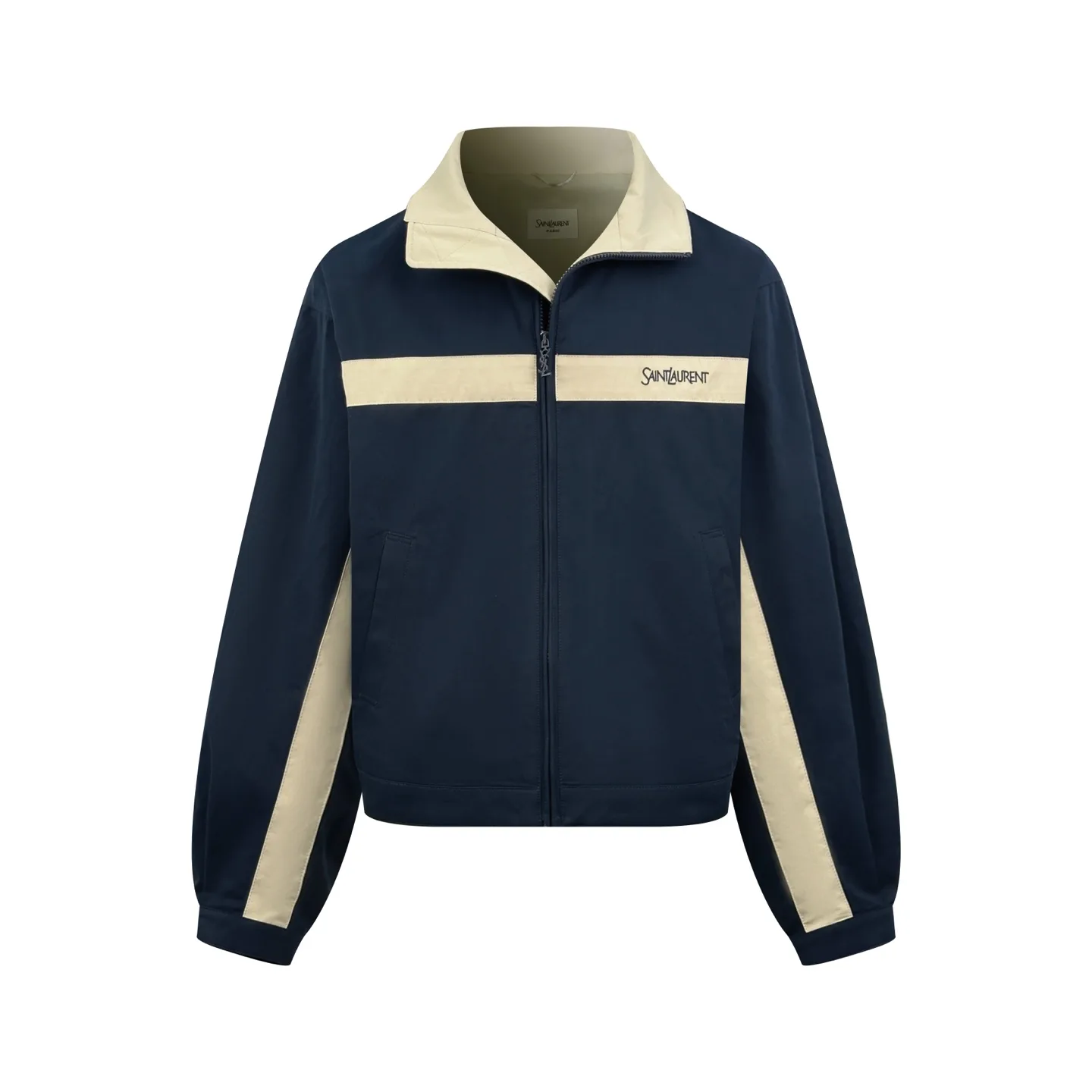 Logo-Embroidered Color-Block Poplin Jacket D30521412