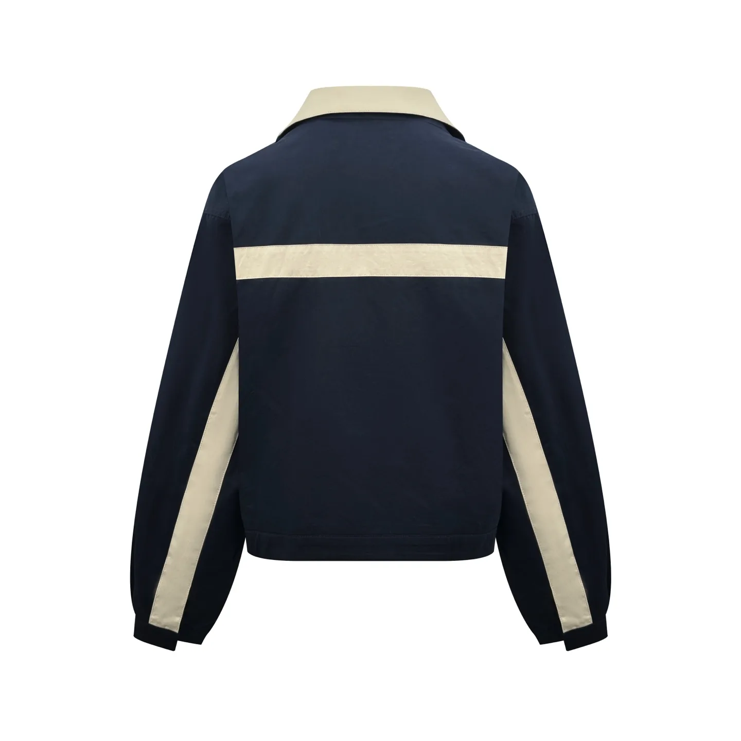 Logo-Embroidered Color-Block Poplin Jacket D30521412 — view 2