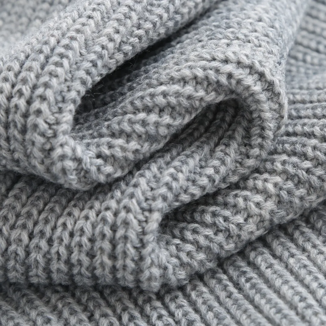 Triomphe Logo Merino Wool Zip-Up Knit Hoodie D30521912 — view 12
