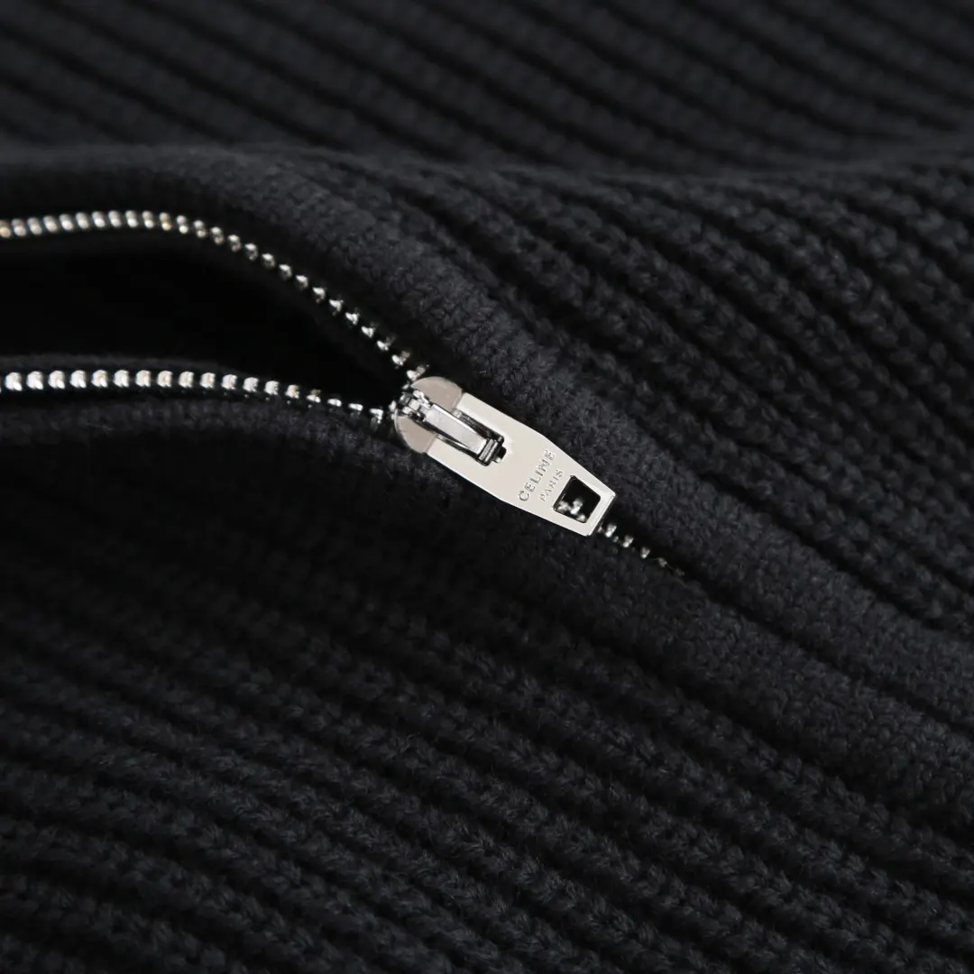 Logo-Embroidered Merino Wool Zip-Up Hoodie D30521913 — view 10