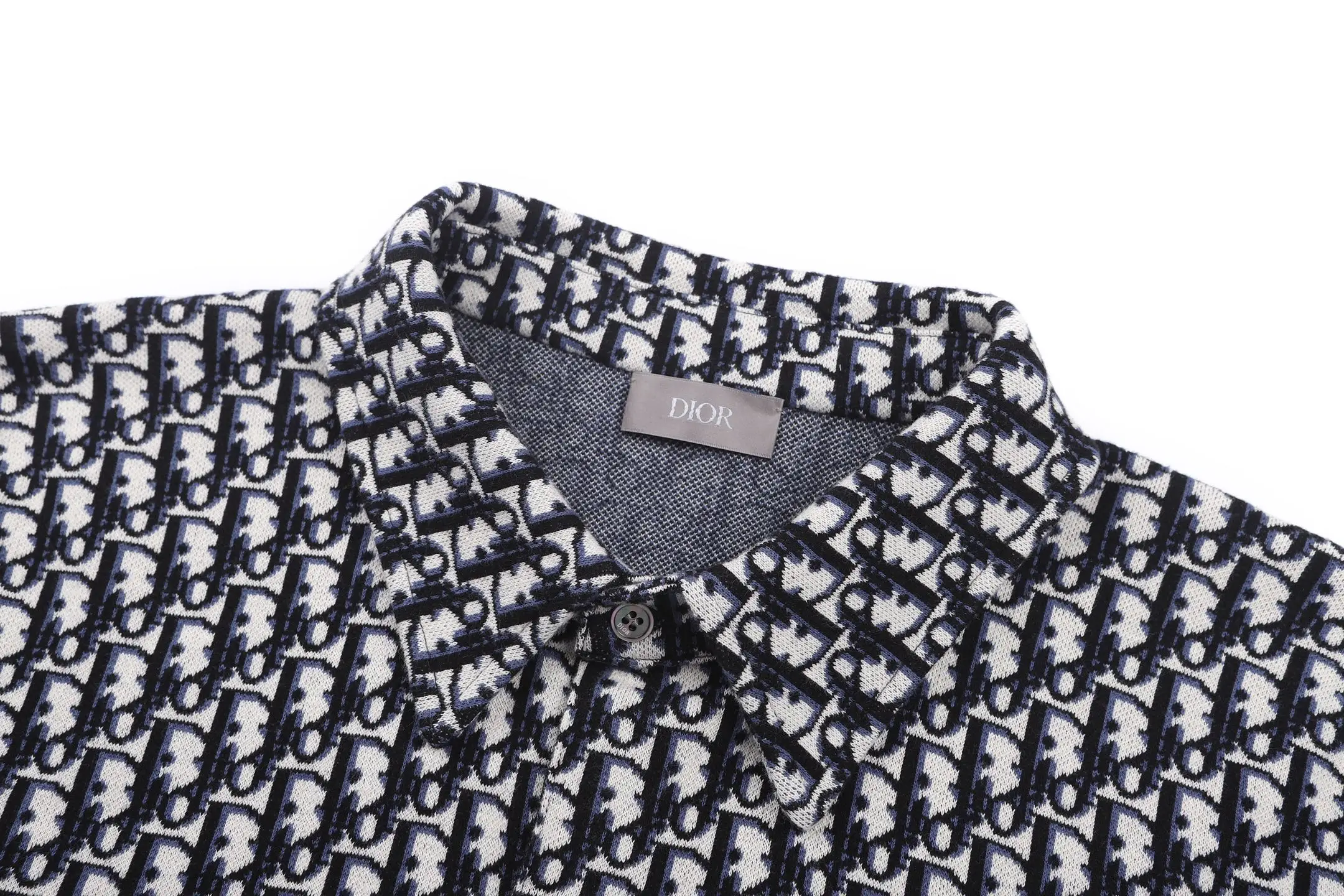 Oblique Jacquard Cotton Overshirt D30523591 — view 3