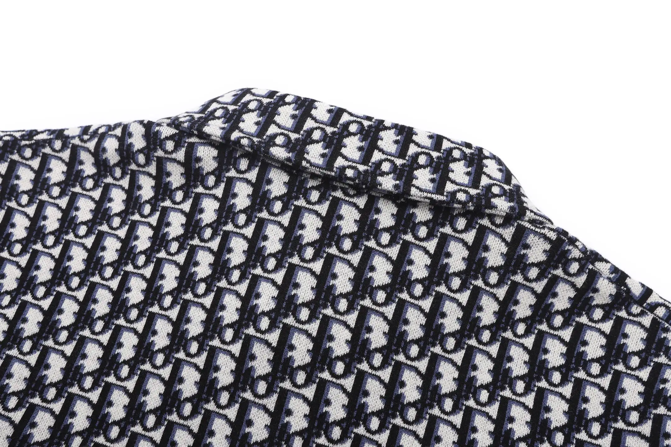 Oblique Jacquard Cotton Overshirt D30523591 — view 4