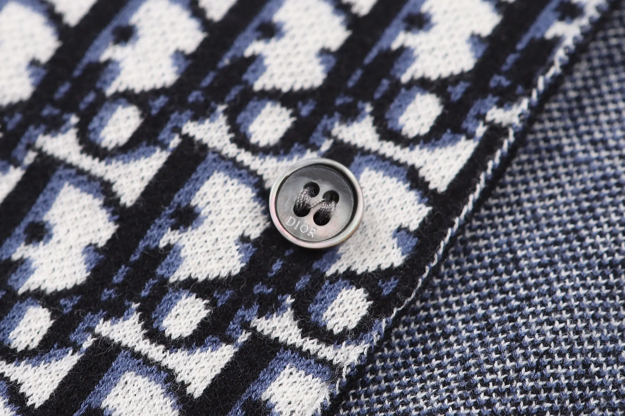 Oblique Jacquard Cotton Overshirt D30523591 — view 5