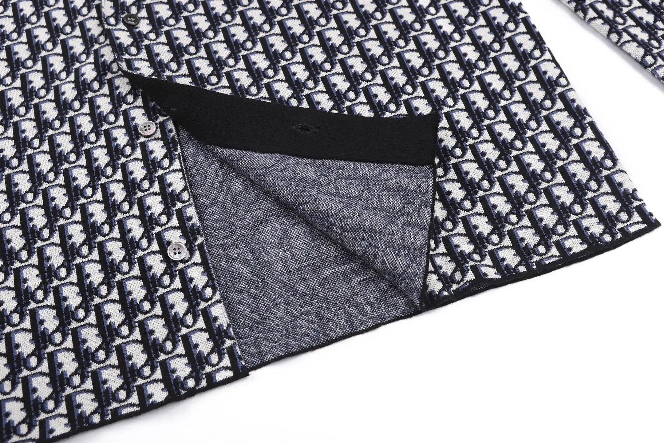 Oblique Jacquard Cotton Overshirt D30523591 — view 10