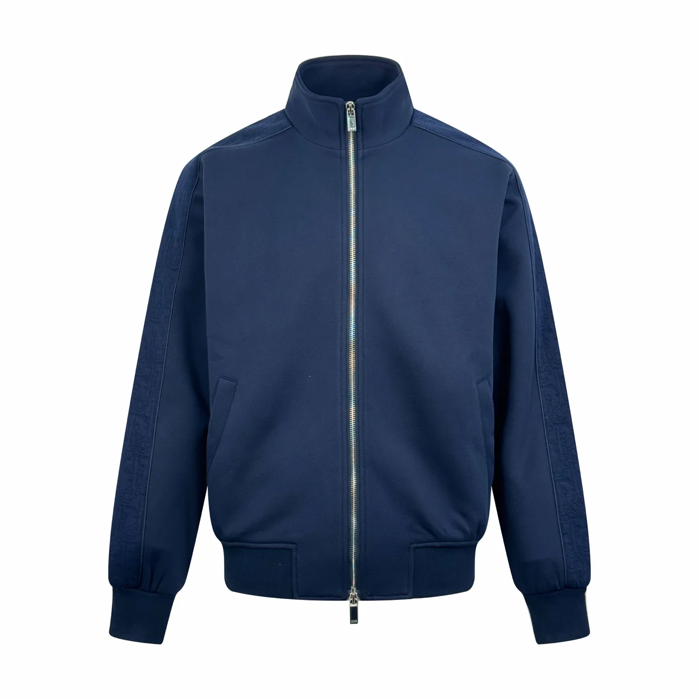 Oblique Panel Zip-Up Track Jacket D30521894
