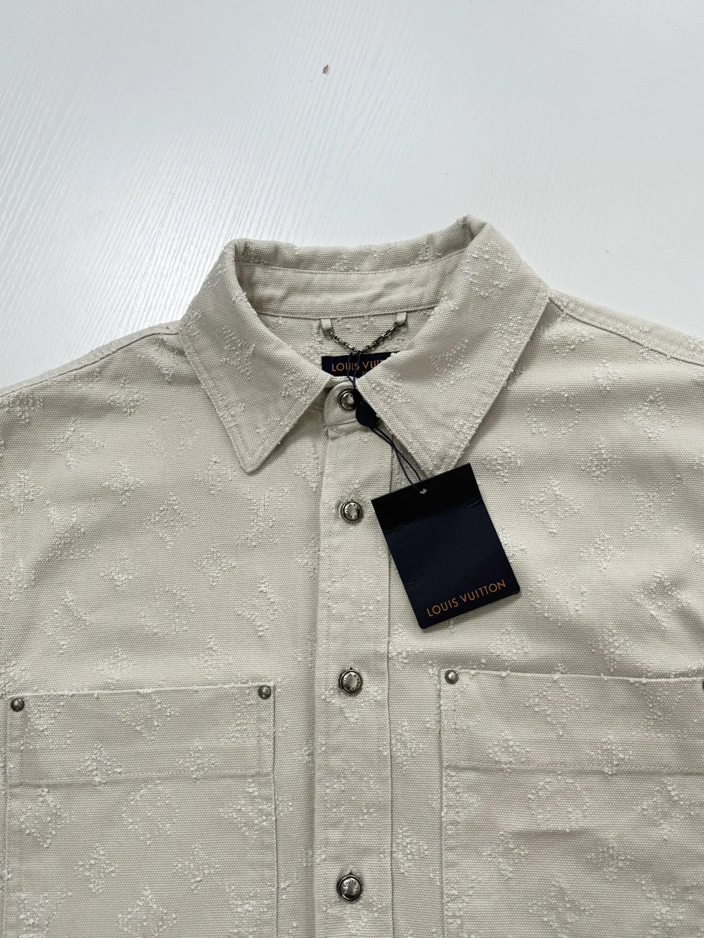Monogram Jacquard Denim Overshirt D30819946 — view 4