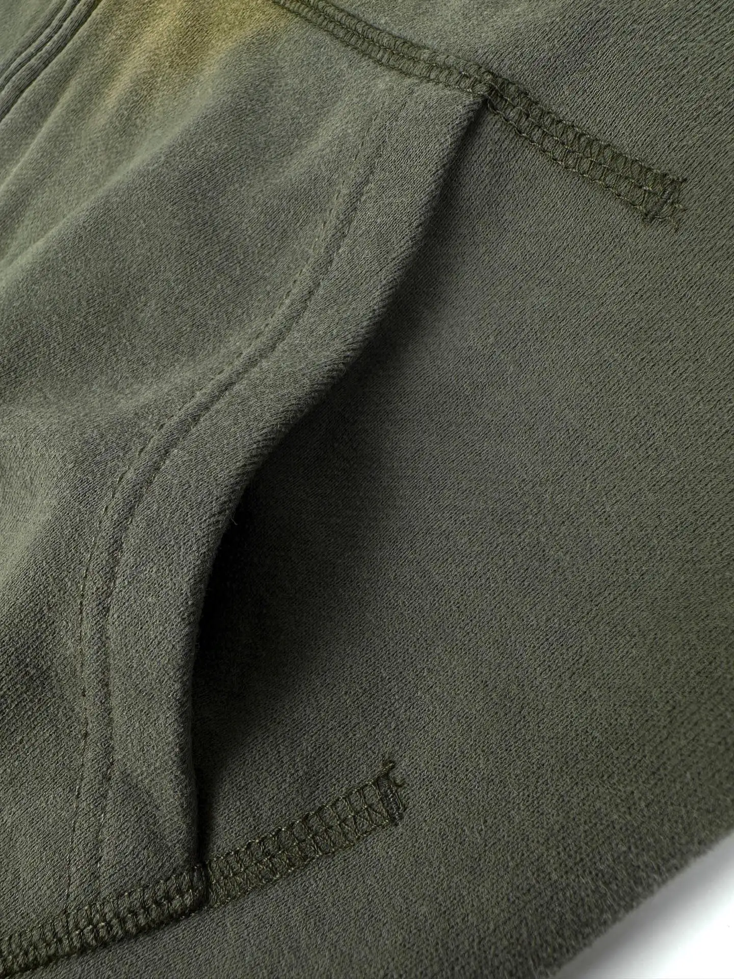 Distressed Acid-Wash Zip-Up Hoodie D31021887 — view 10