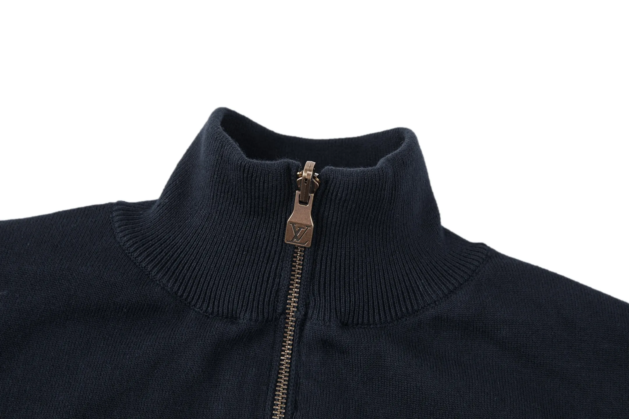 Reversible Monogram Knit Zip-Up Jacket D31021925 — view 5