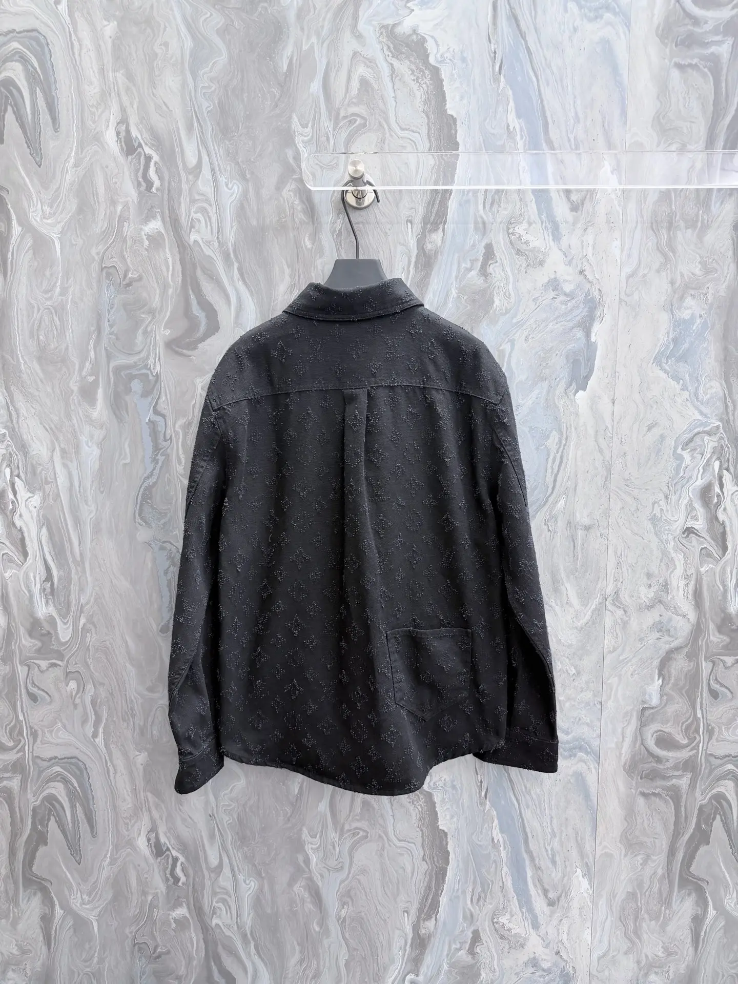 Monogram Embroidered Denim Overshirt D31022032 — view 2
