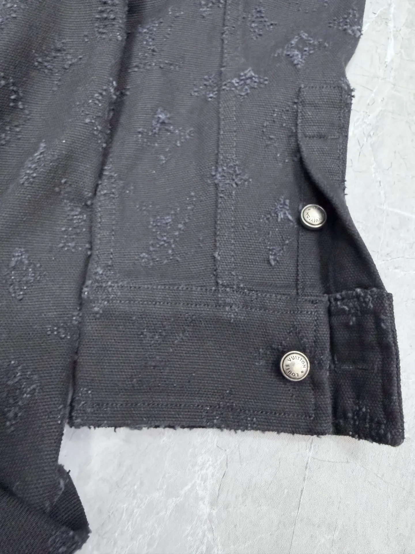 Monogram Embroidered Denim Overshirt D31022032 — view 8