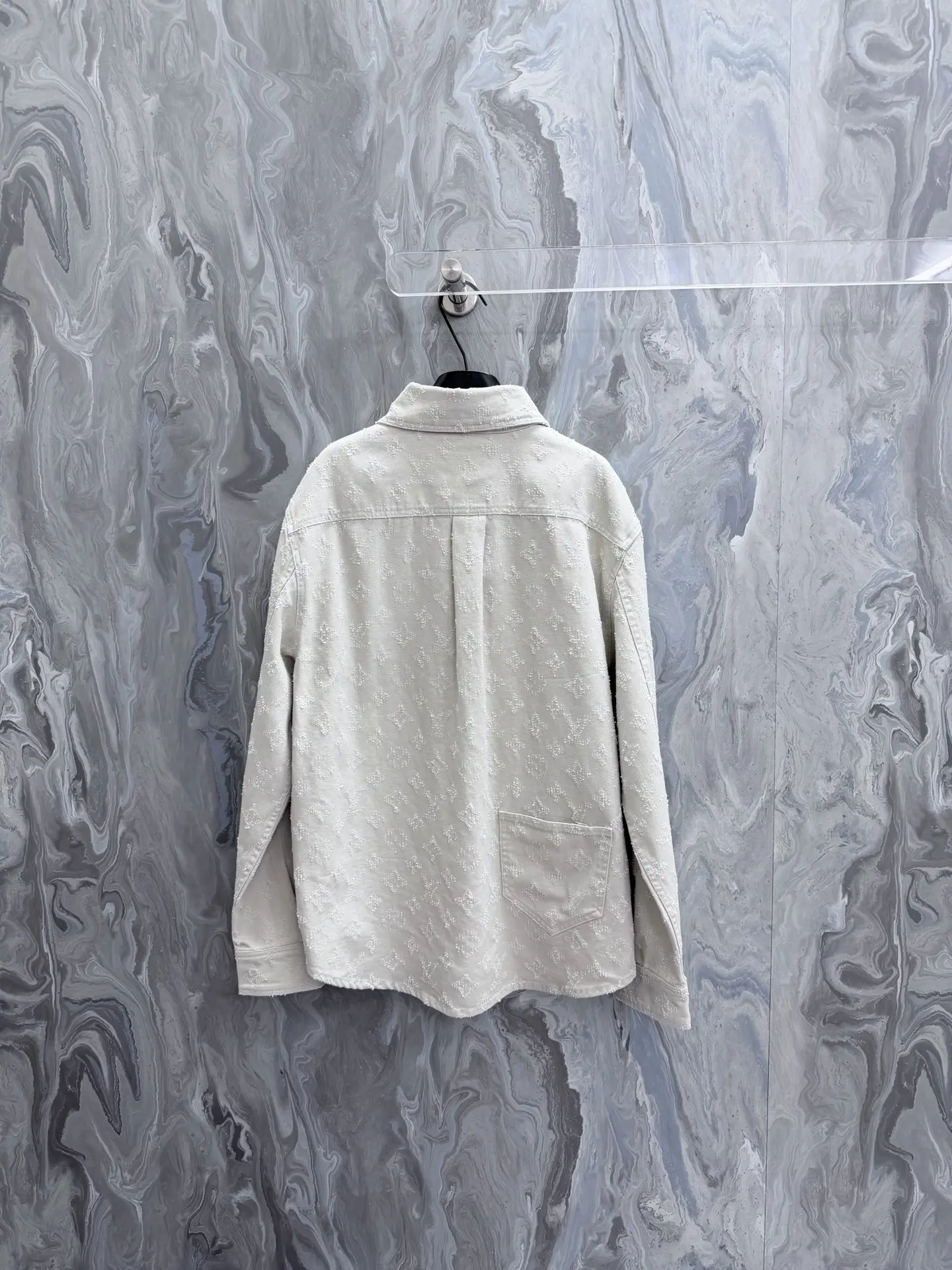 Monogram Fil Coupé Denim Overshirt D31022034 — view 2