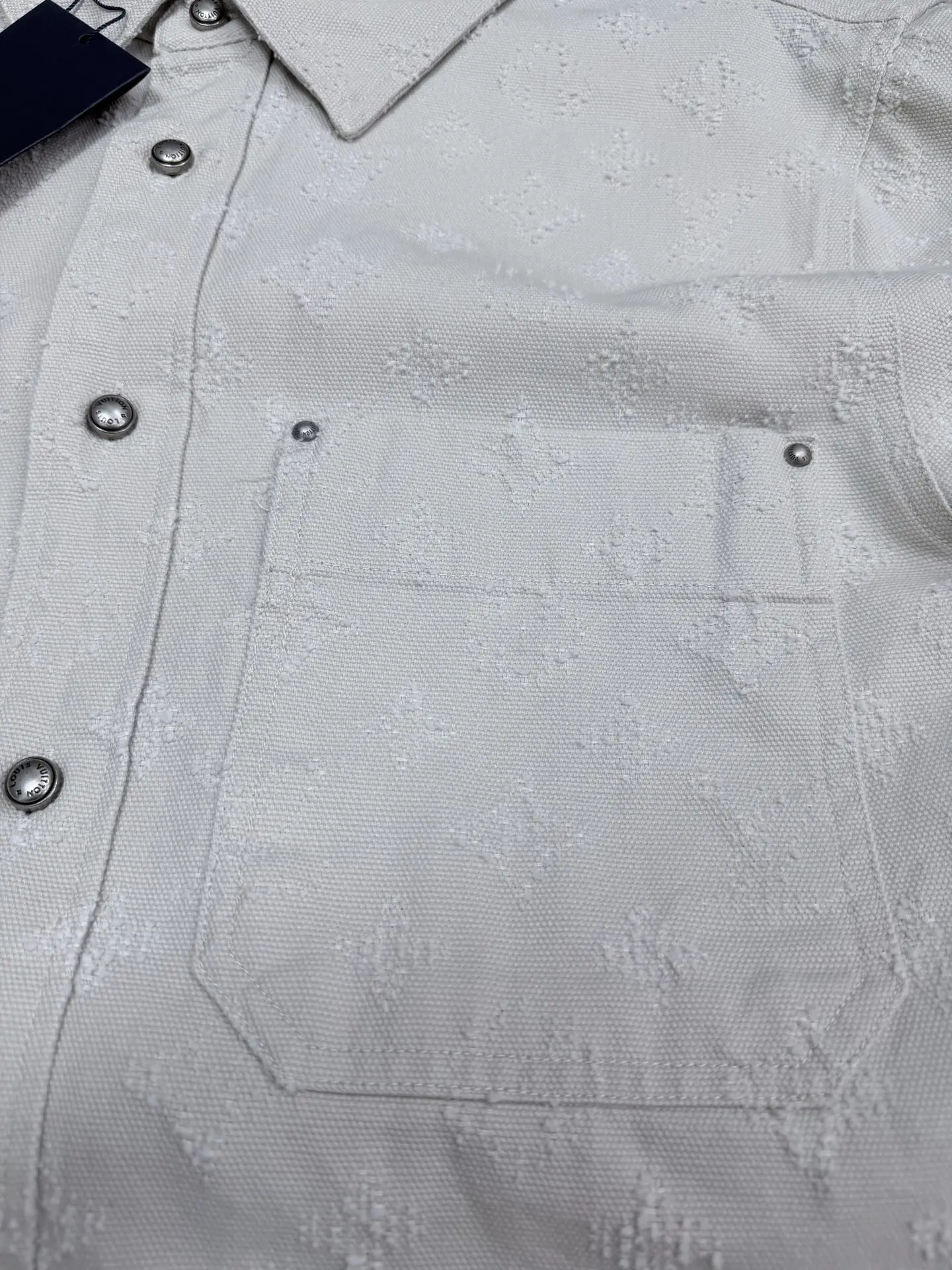Monogram Fil Coupé Denim Overshirt D31022034 — view 4