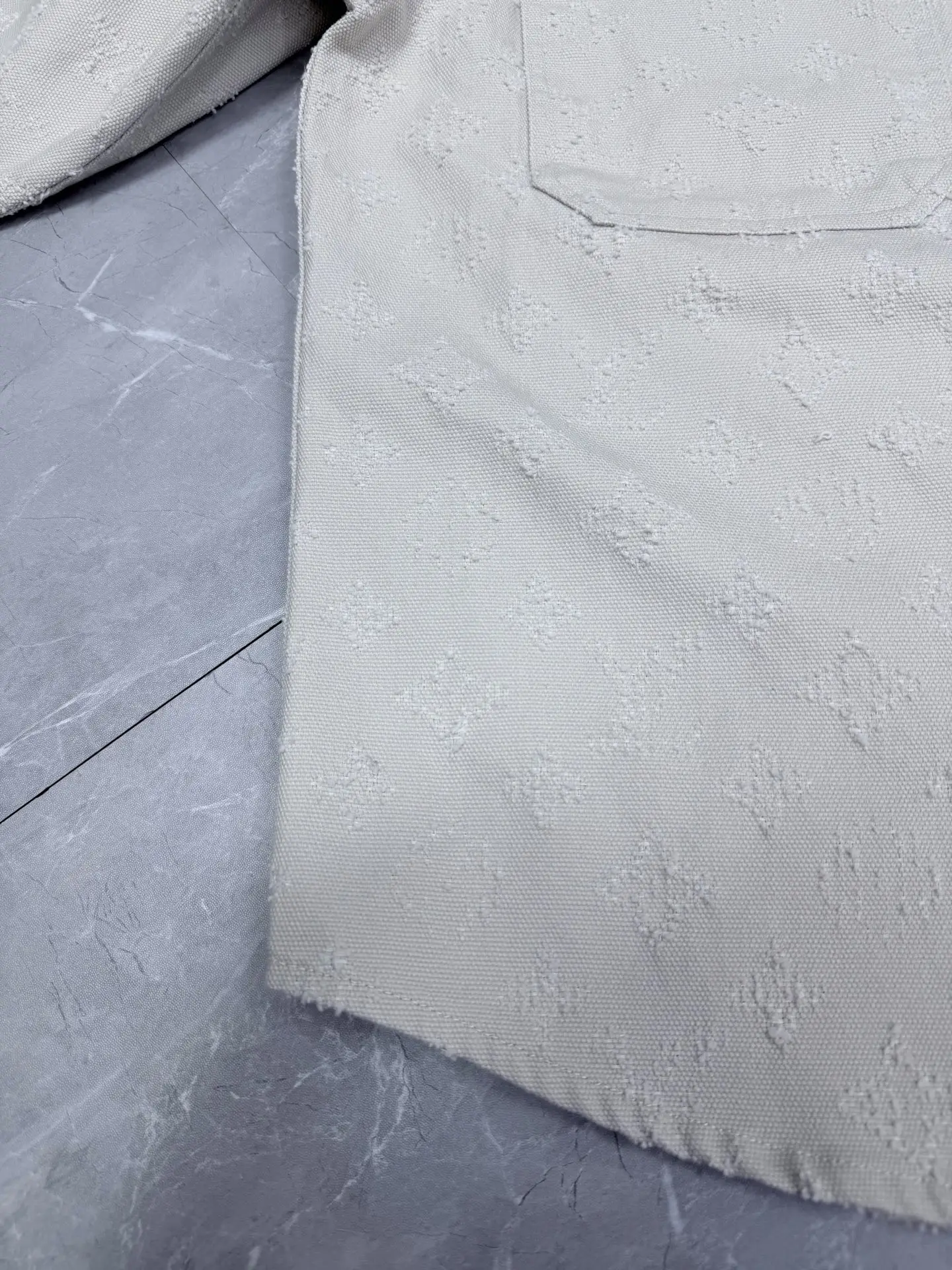 Monogram Fil Coupé Denim Overshirt D31022034 — view 6
