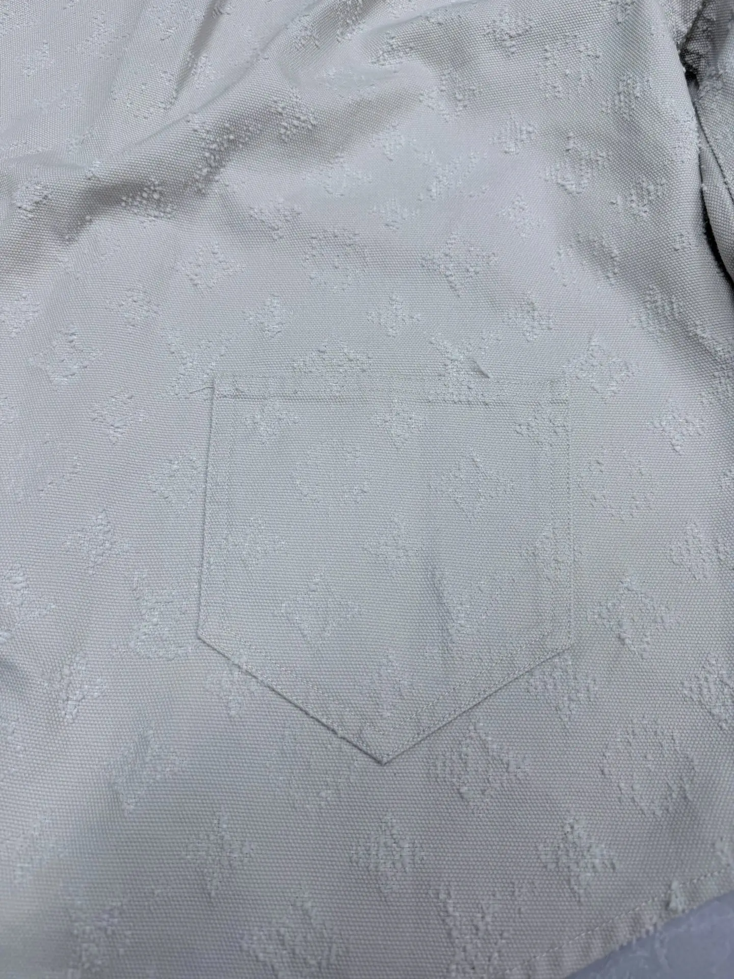 Monogram Fil Coupé Denim Overshirt D31022034 — view 7