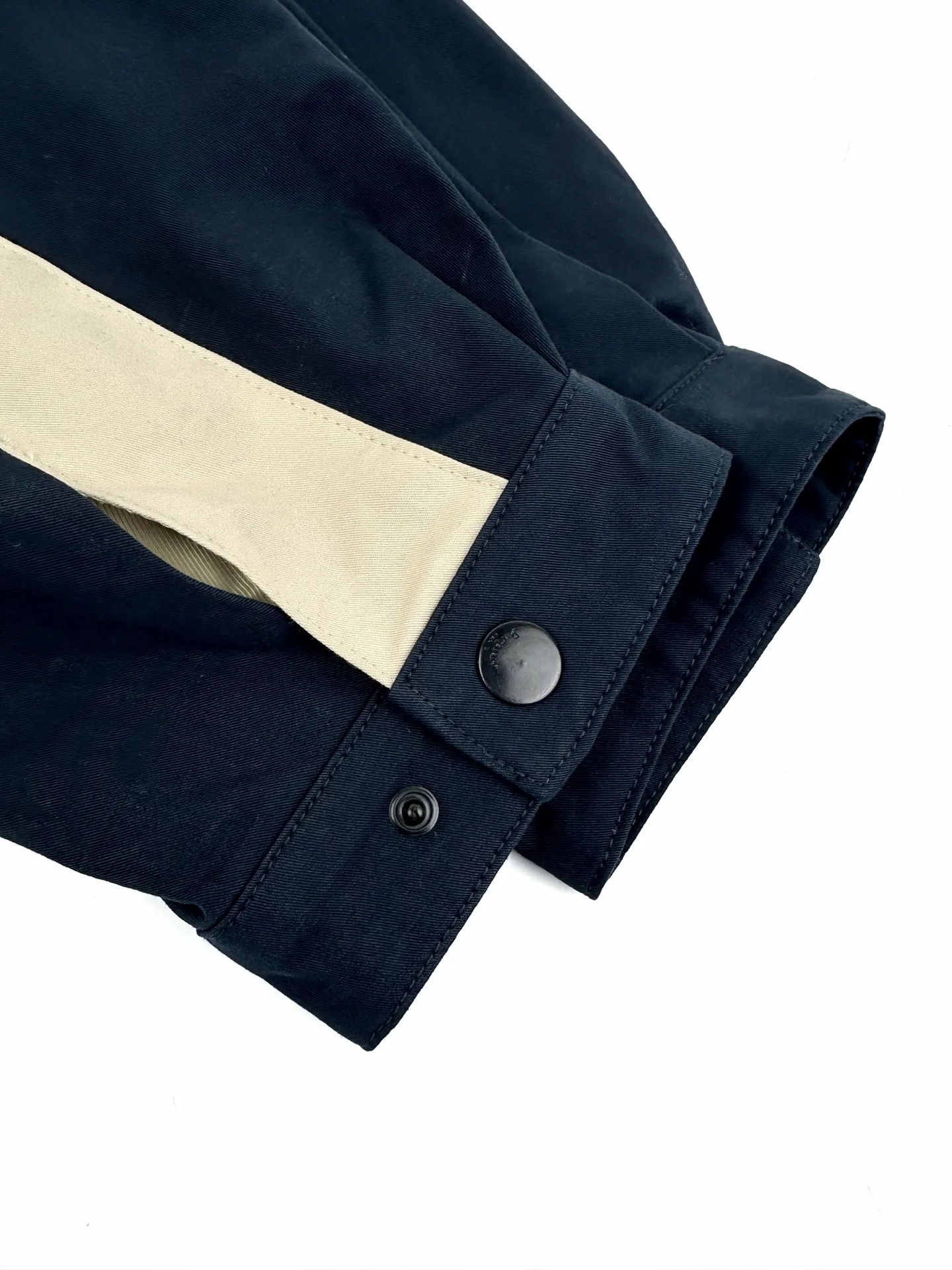 Logo Embroidered Color-Block Poplin Jacket D31521409 — view 7