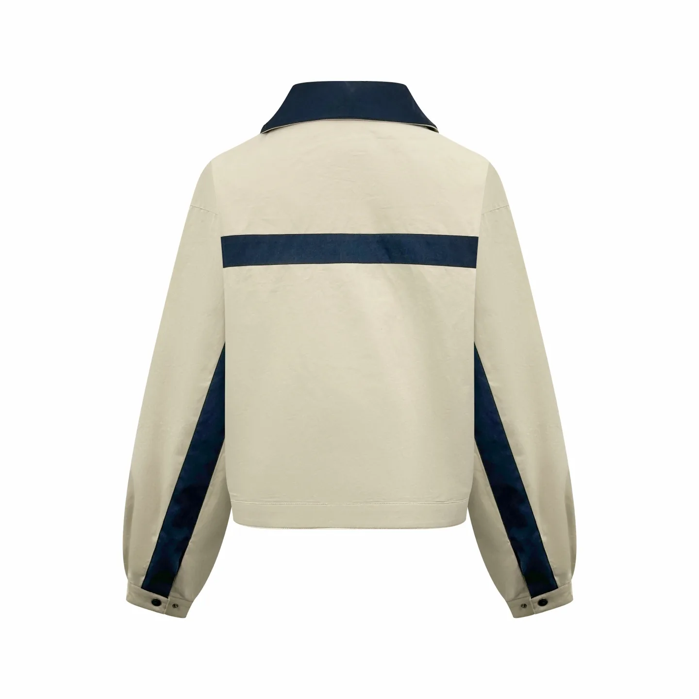 Logo-Embroidered Color-Block Poplin Jacket D31521408 — view 2