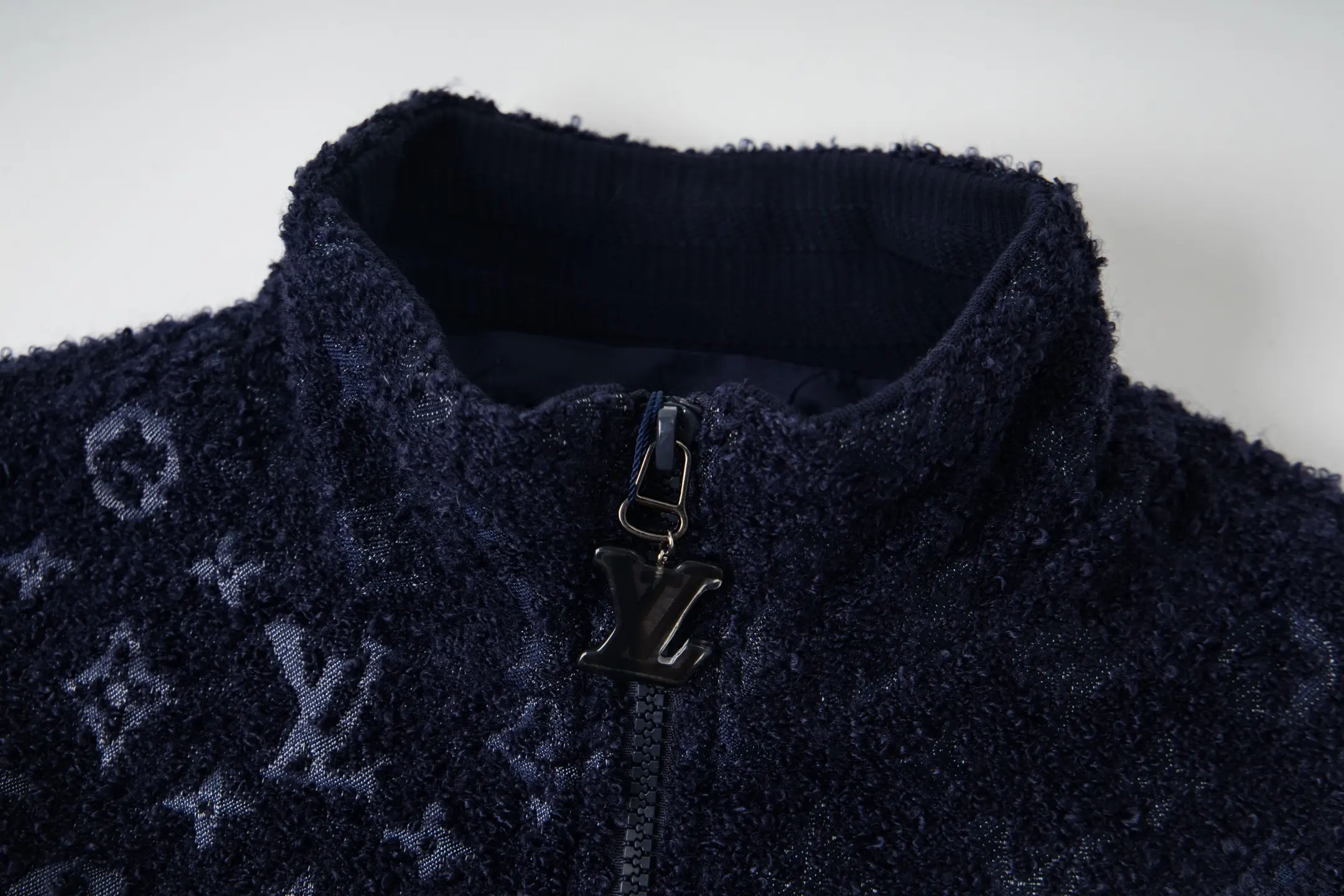 Monogram Wool Bouclé Zip-Up Jacket D31522191 — view 3