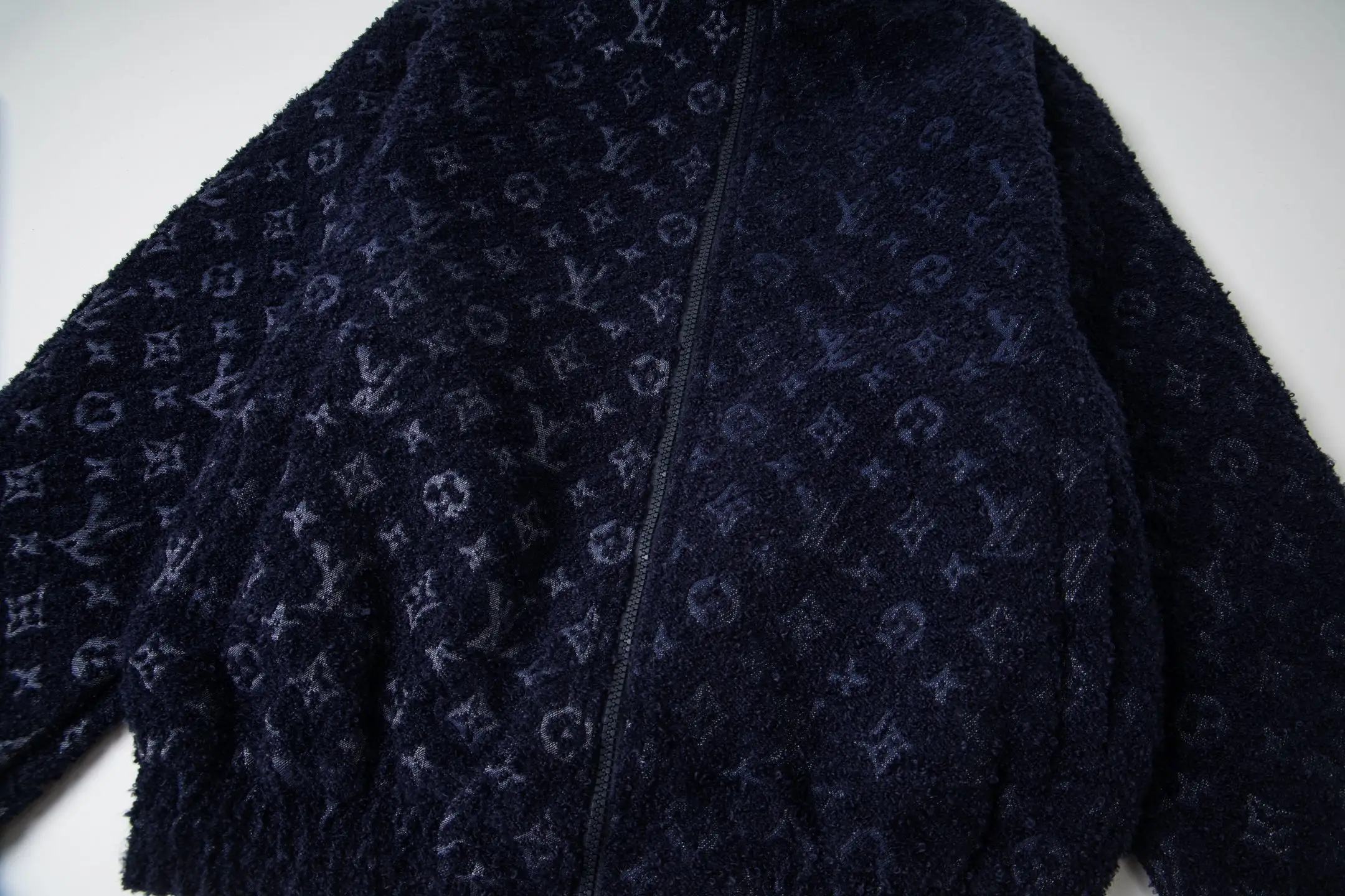Monogram Wool Bouclé Zip-Up Jacket D31522191 — view 8