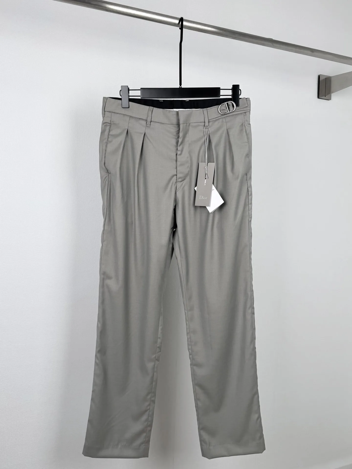 Pleated Wool-Blend Twill Trousers D31520096