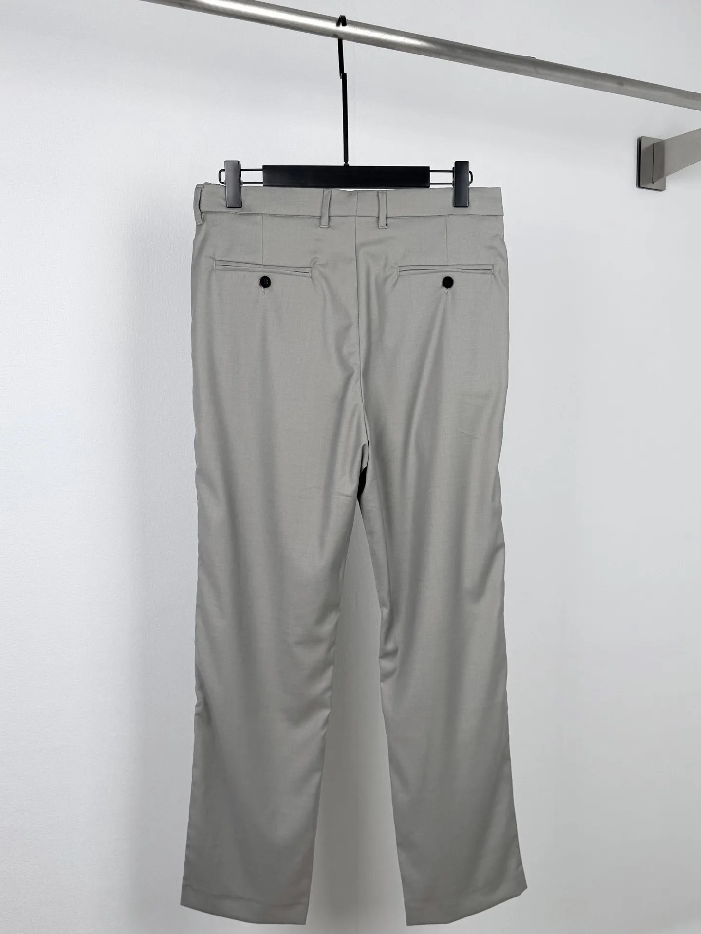 Pleated Wool-Blend Twill Trousers D31520096 — view 3