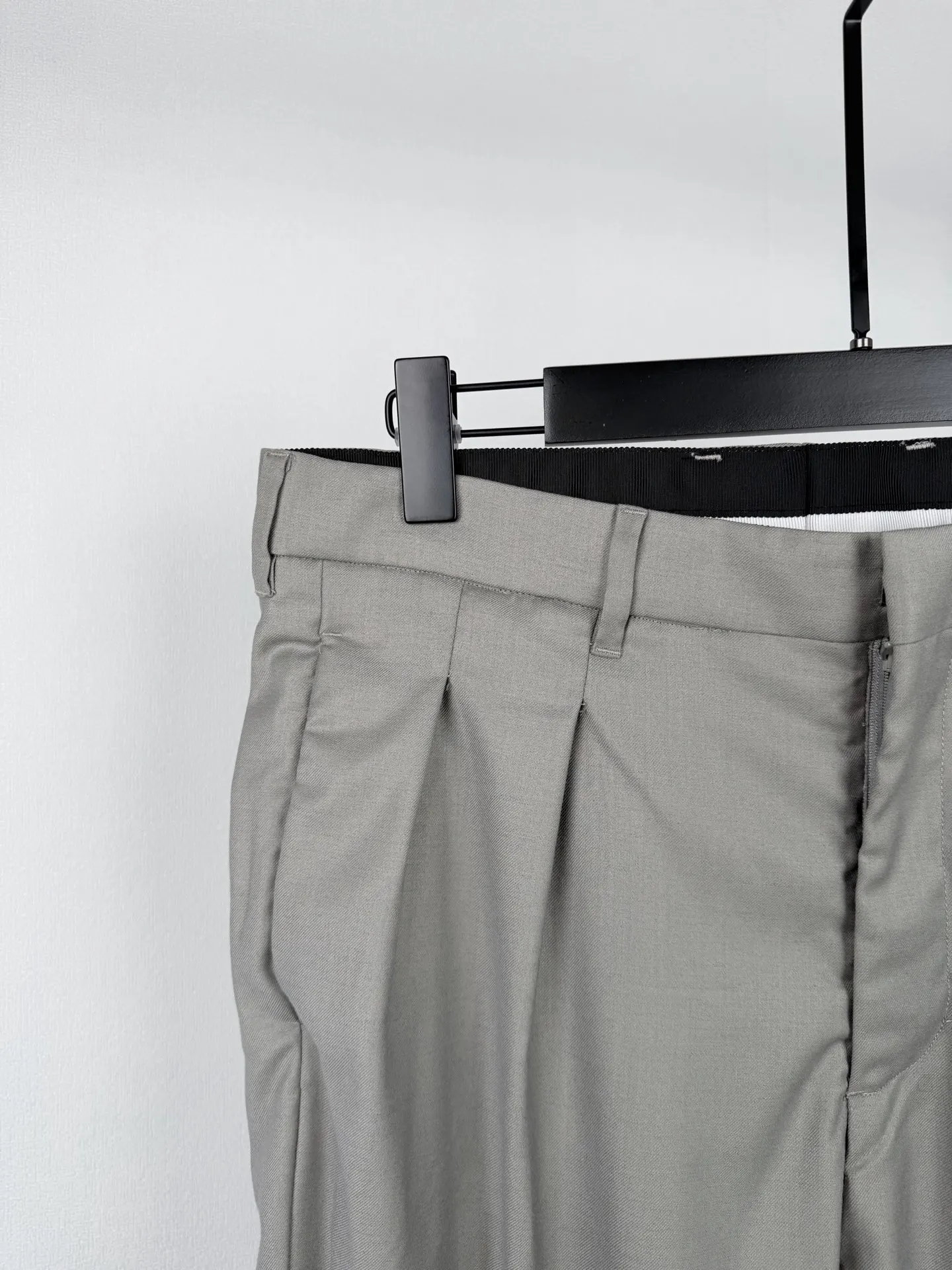 Pleated Wool-Blend Twill Trousers D31520096 — view 5