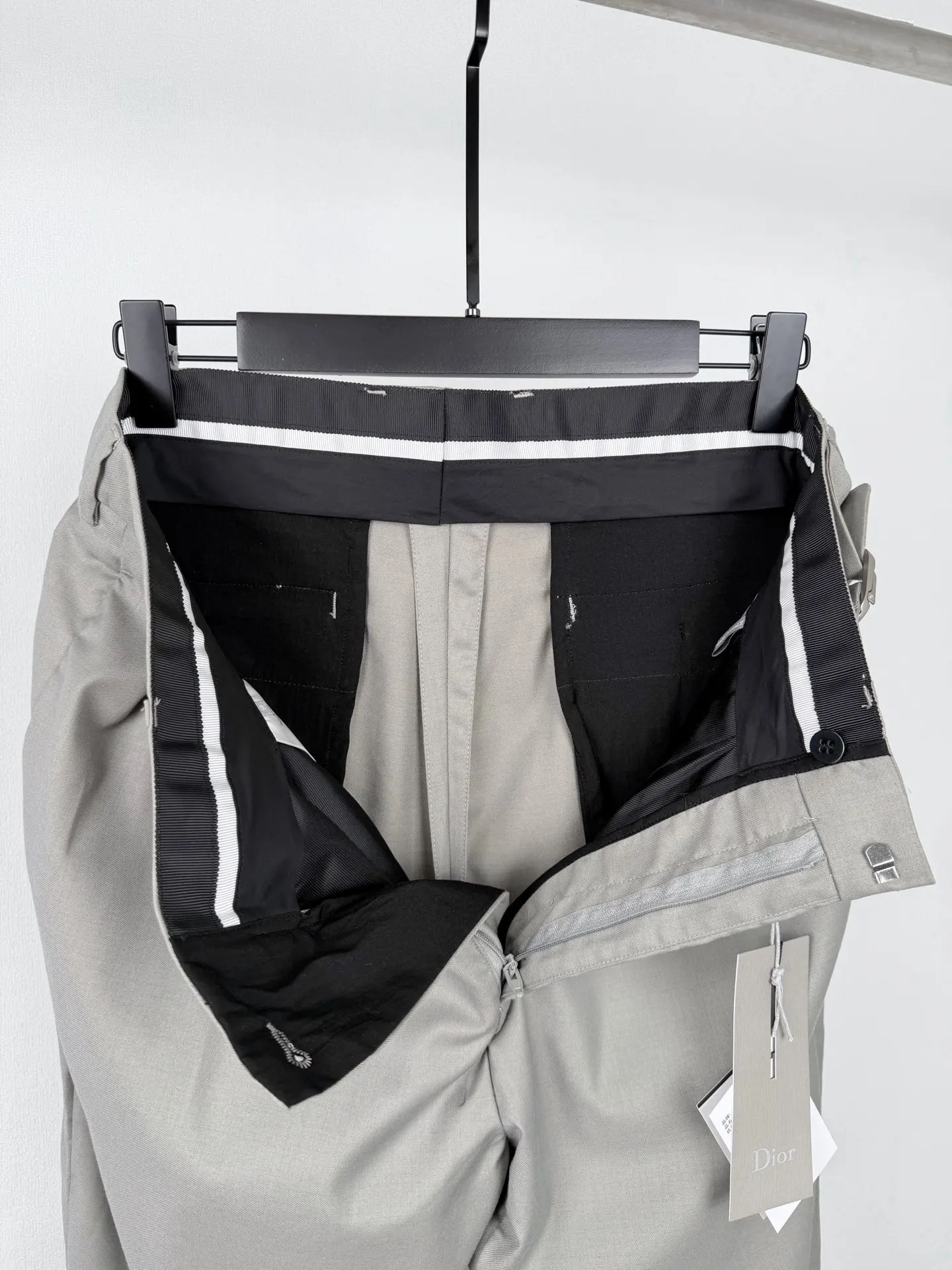 Pleated Wool-Blend Twill Trousers D31520096 — view 10