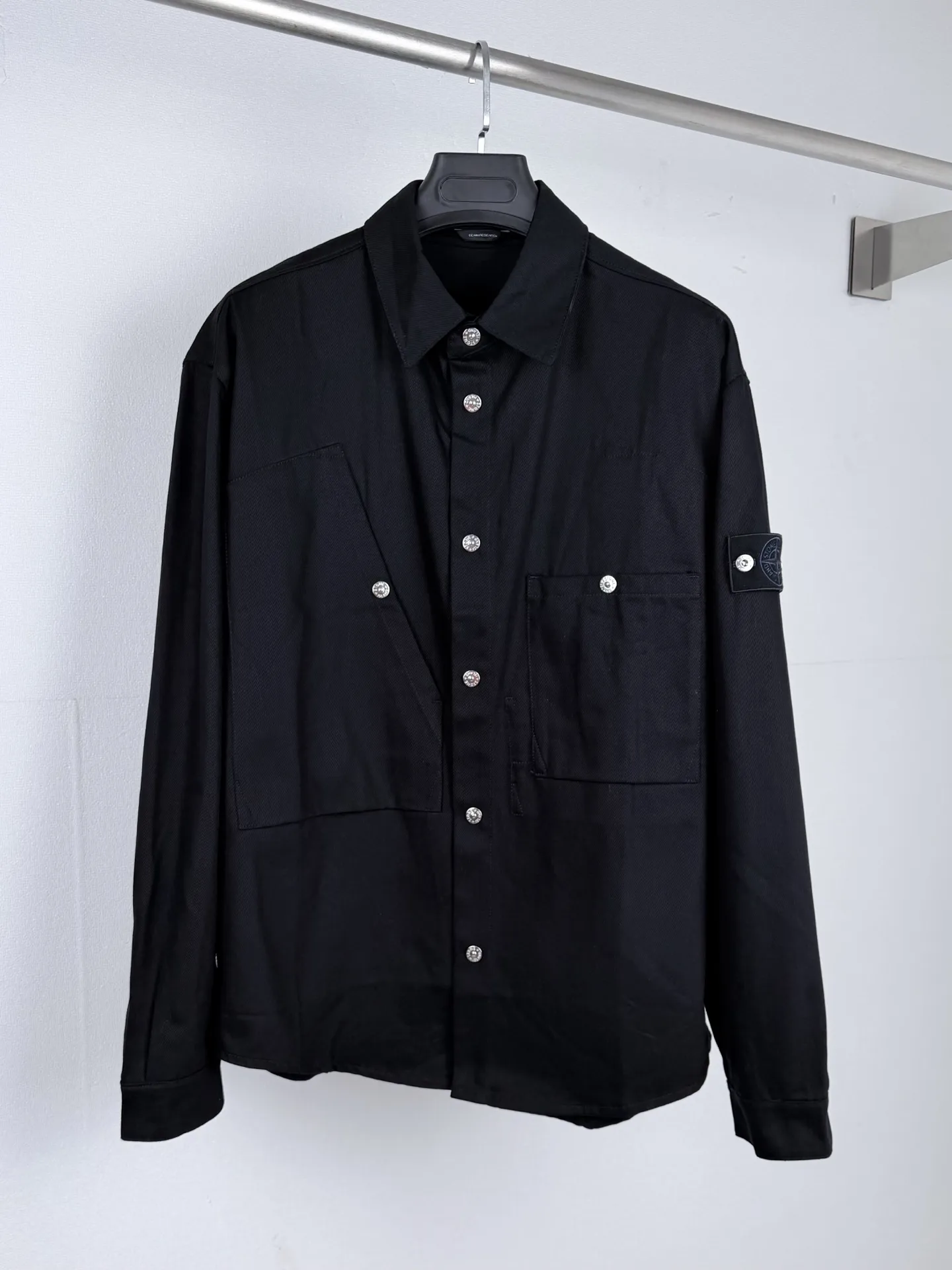 Garment-Dyed Cotton Twill Overshirt D31519996