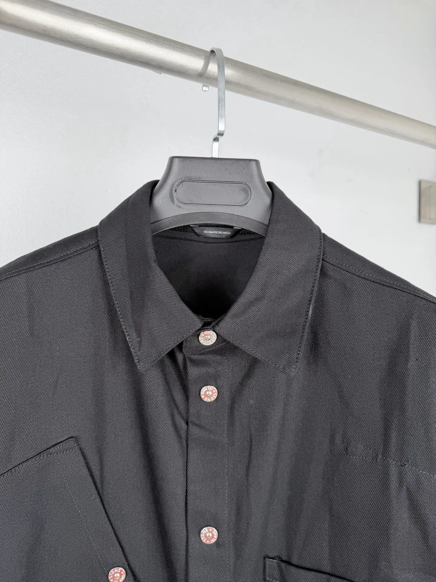 Garment-Dyed Cotton Twill Overshirt D31519996 — view 5