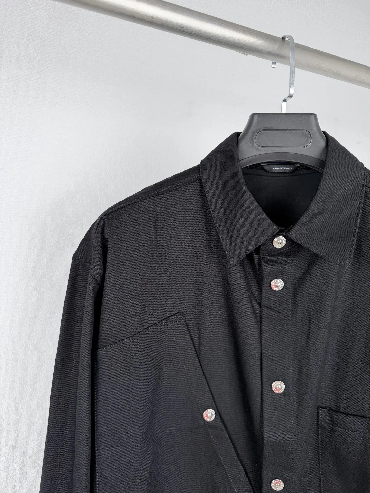 Garment-Dyed Cotton Twill Overshirt D31519996 — view 6