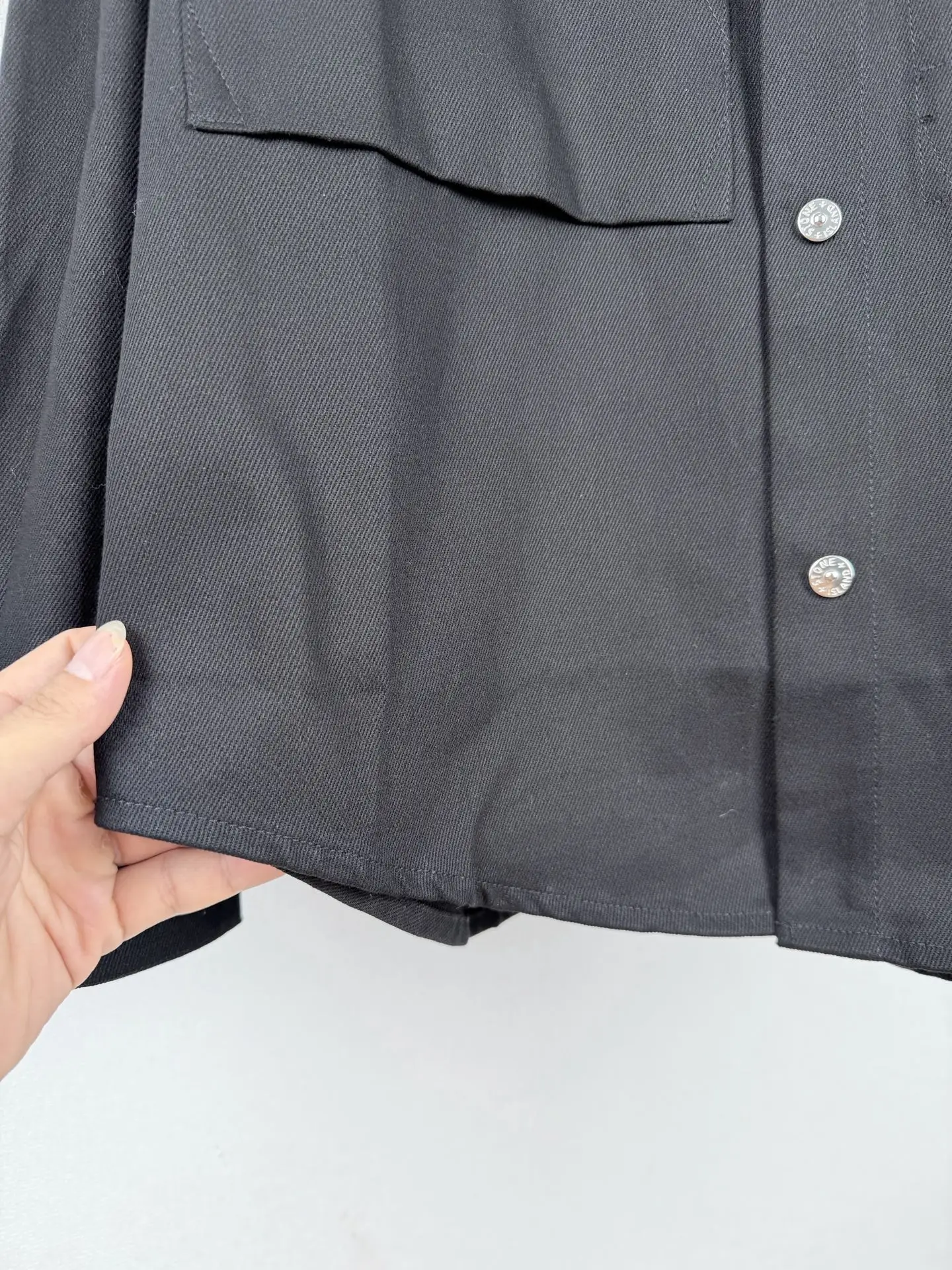 Garment-Dyed Cotton Twill Overshirt D31519996 — view 9