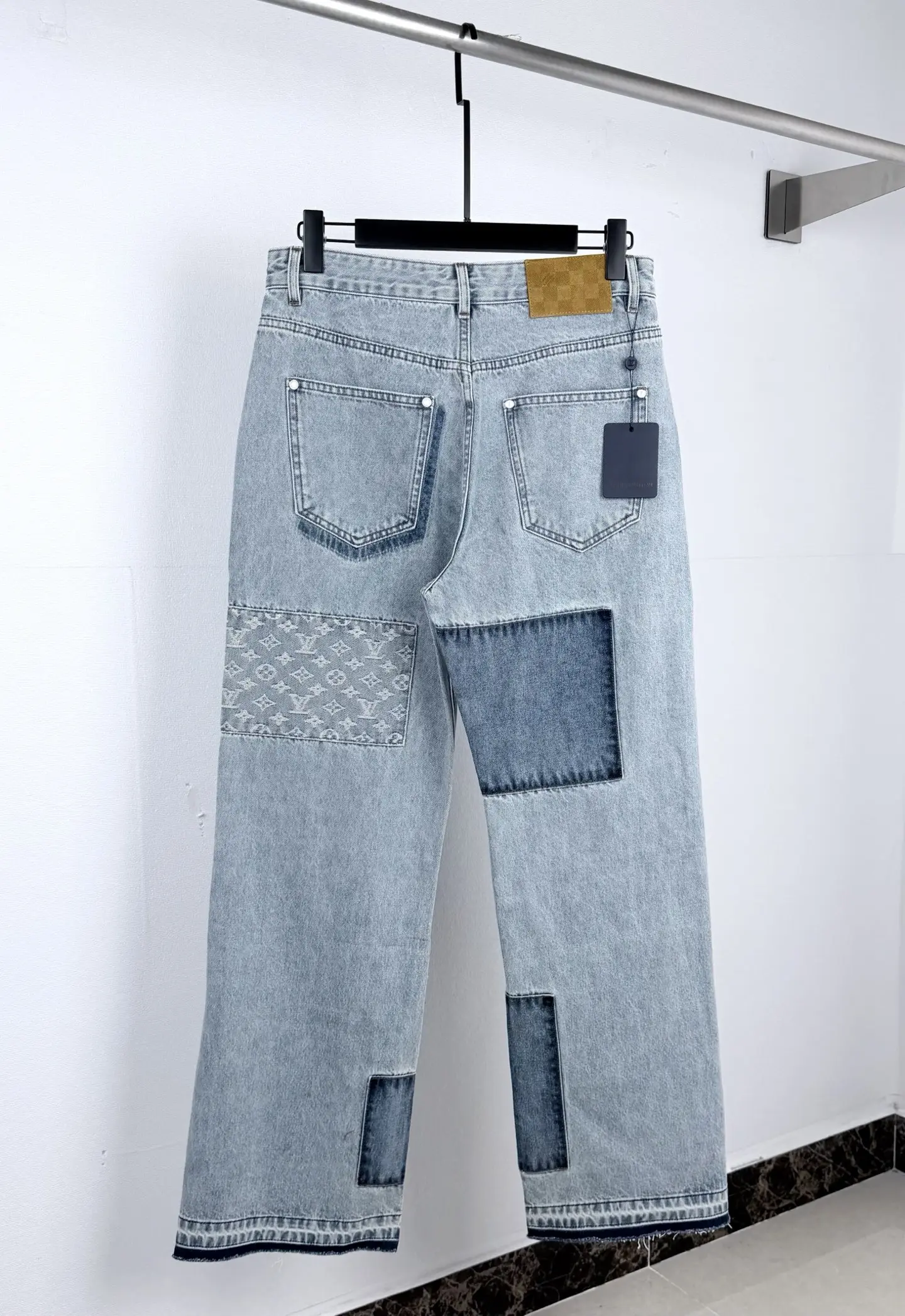 Monogram Patchwork Relaxed-Fit Jeans D32019998 — view 3