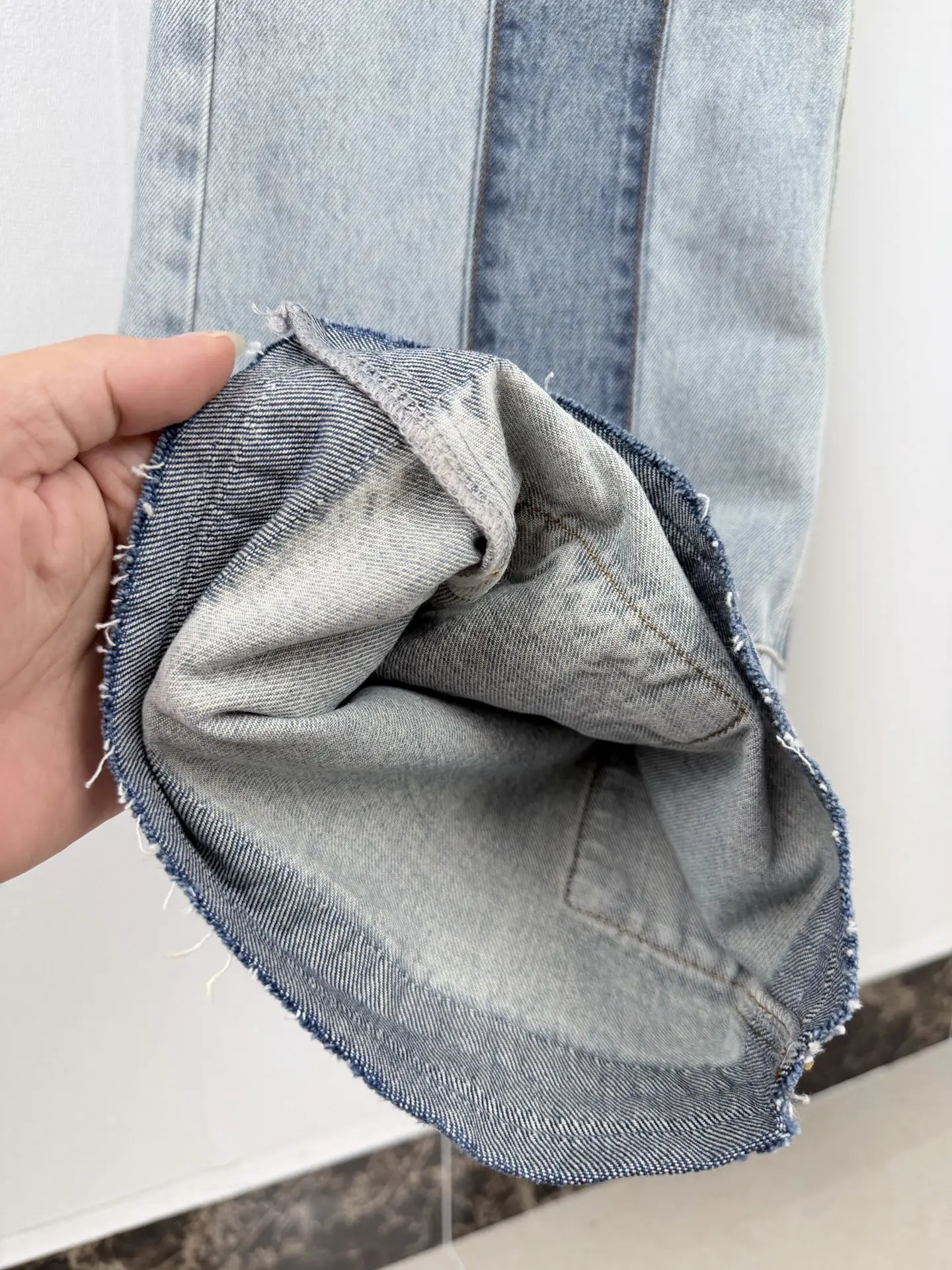 Monogram Patchwork Relaxed-Fit Jeans D32019998 — view 10