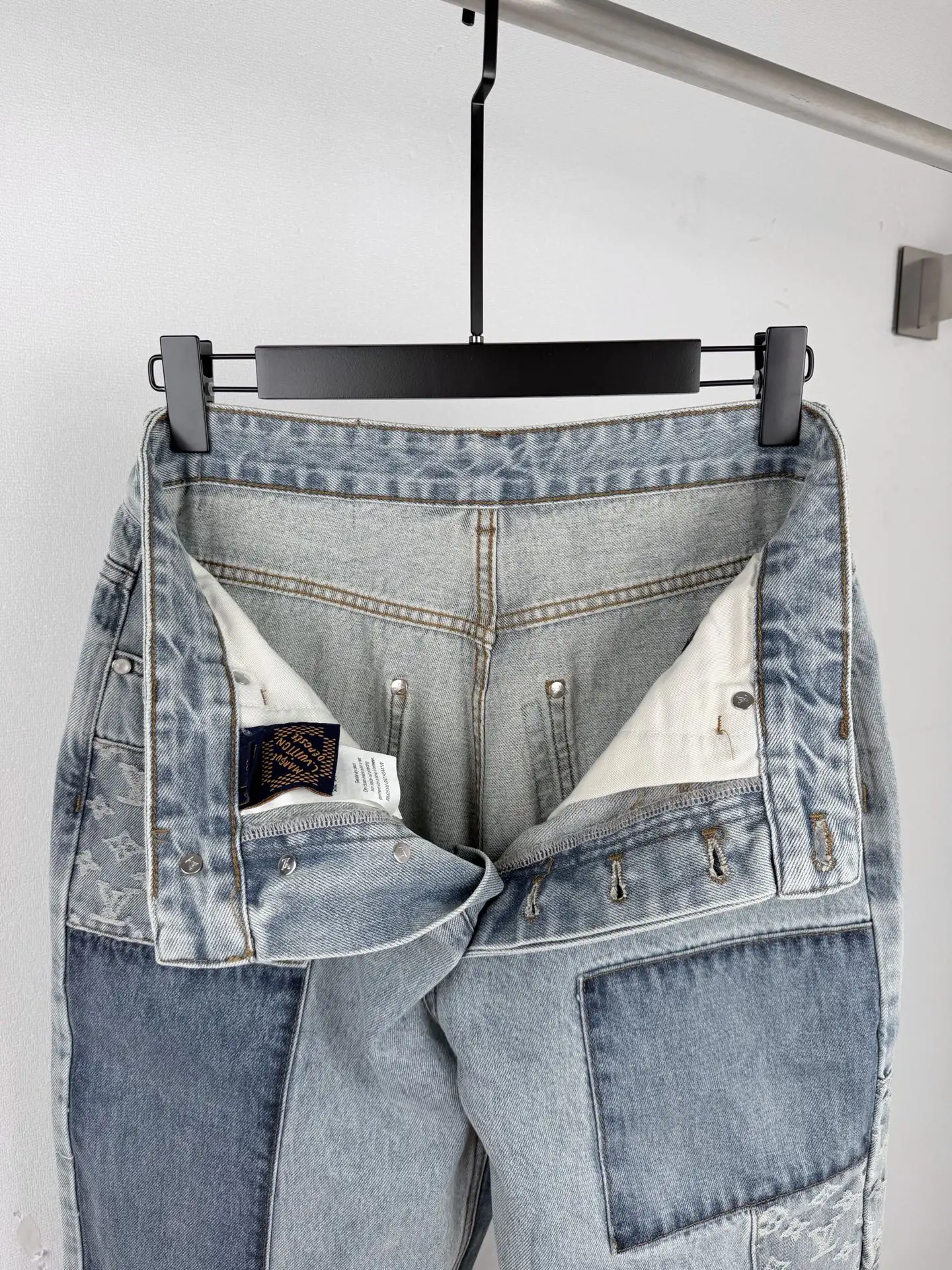 Monogram Patchwork Relaxed-Fit Jeans D32019998 — view 12
