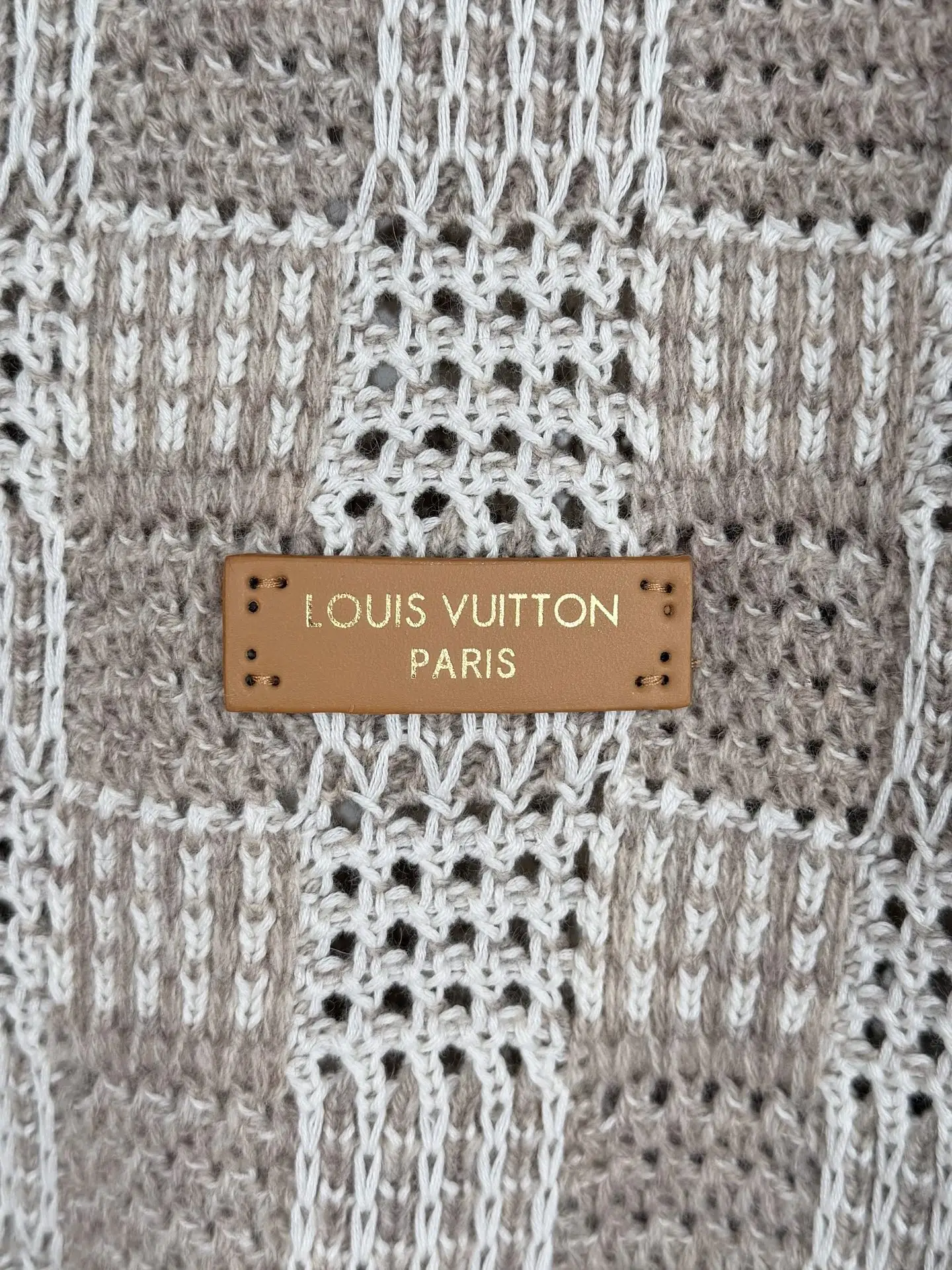 Damier Tweed Jacquard Knit Cardigan D32020018 — view 6
