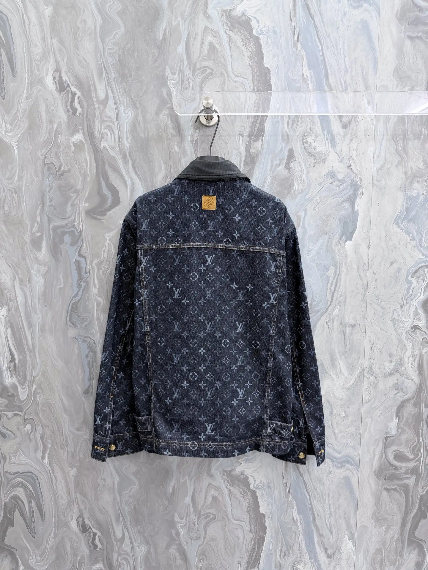 Monogram Zip-Up Denim Jacket D32022030 — view 2