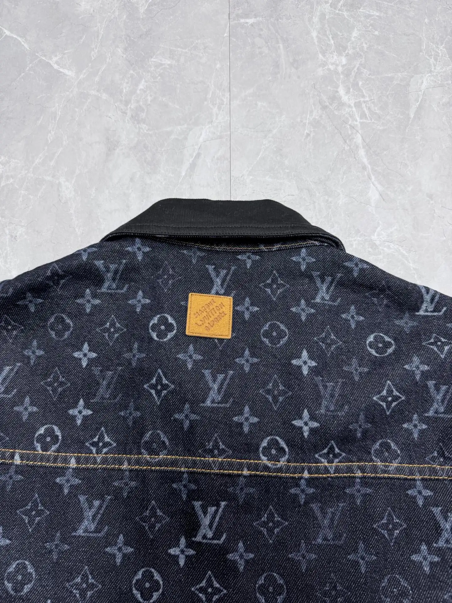 Monogram Zip-Up Denim Jacket D32022030 — view 9