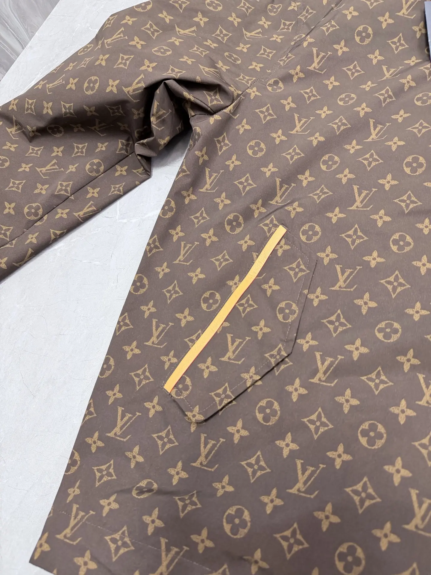 Monogram Print Hooded Windbreaker Jacket D32022029 — view 4