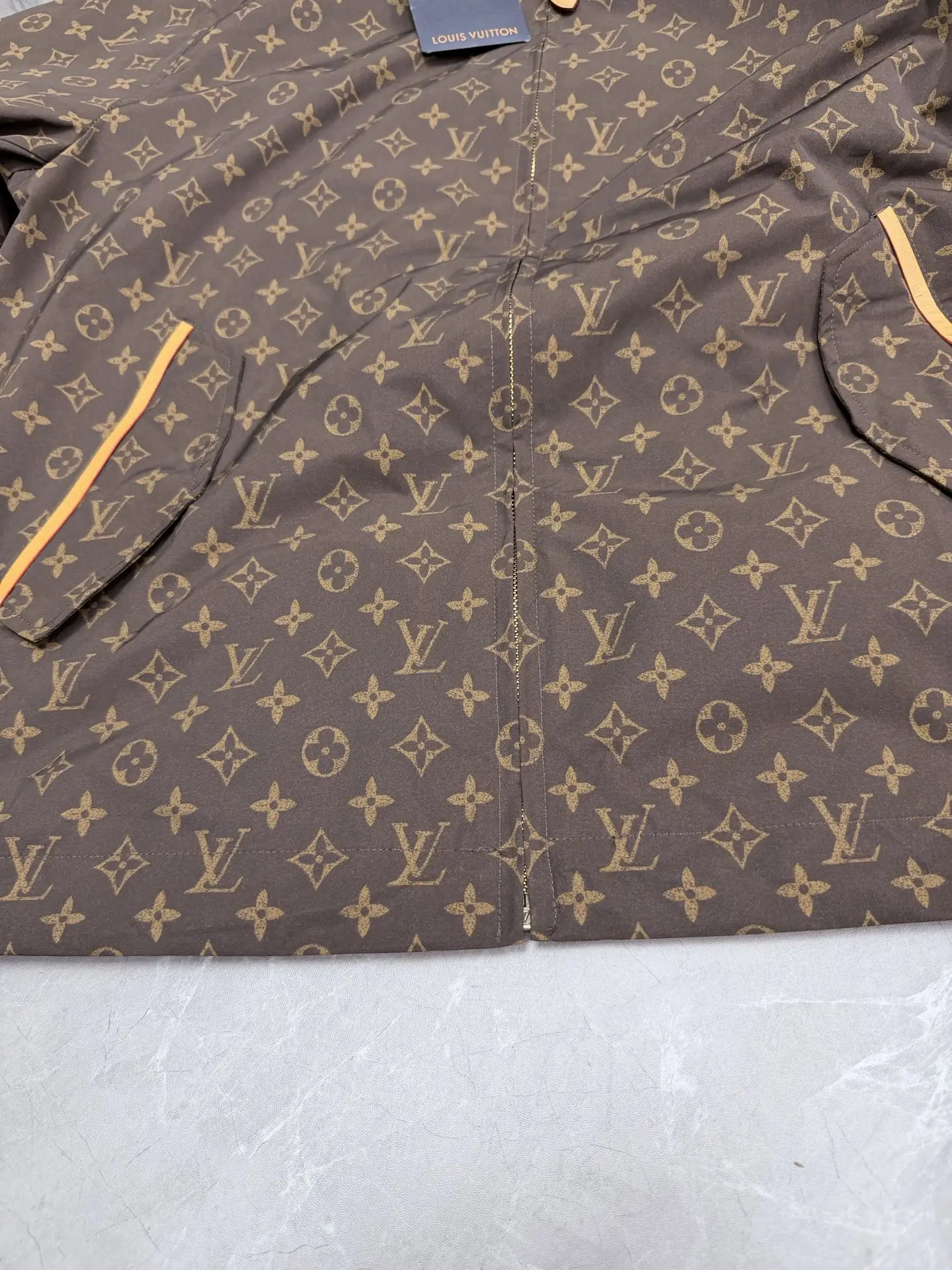 Monogram Print Hooded Windbreaker Jacket D32022029 — view 5